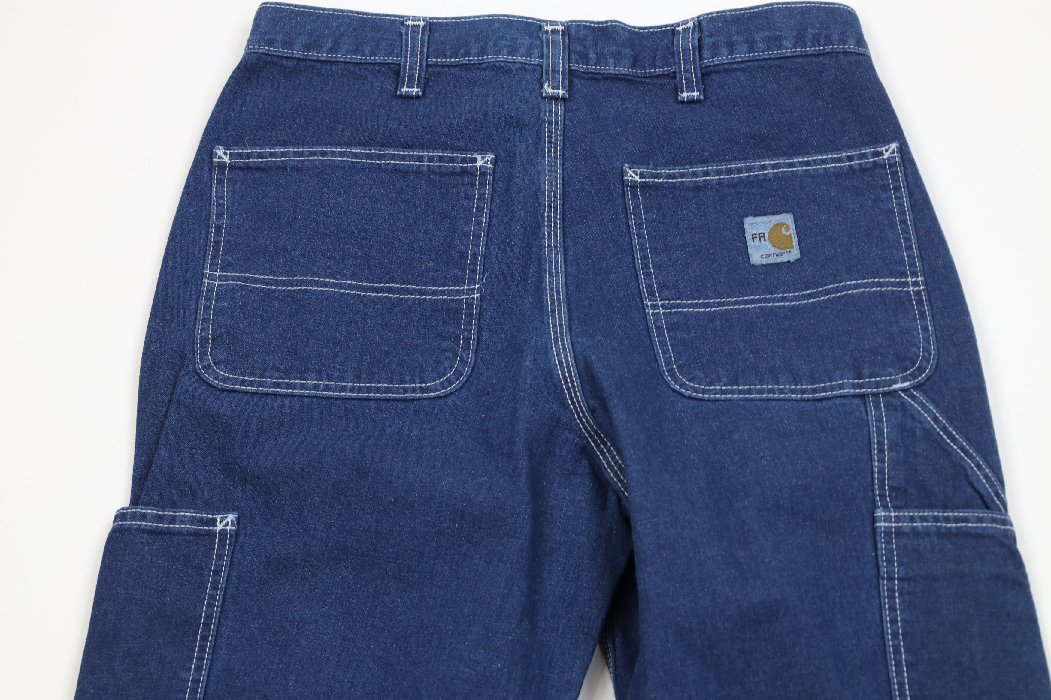 Carhartt Vintage Carhartt FR Flames Resistant Wide Leg Dungaree Jeans Size US 30 / EU 46 - 14 Thumbnail