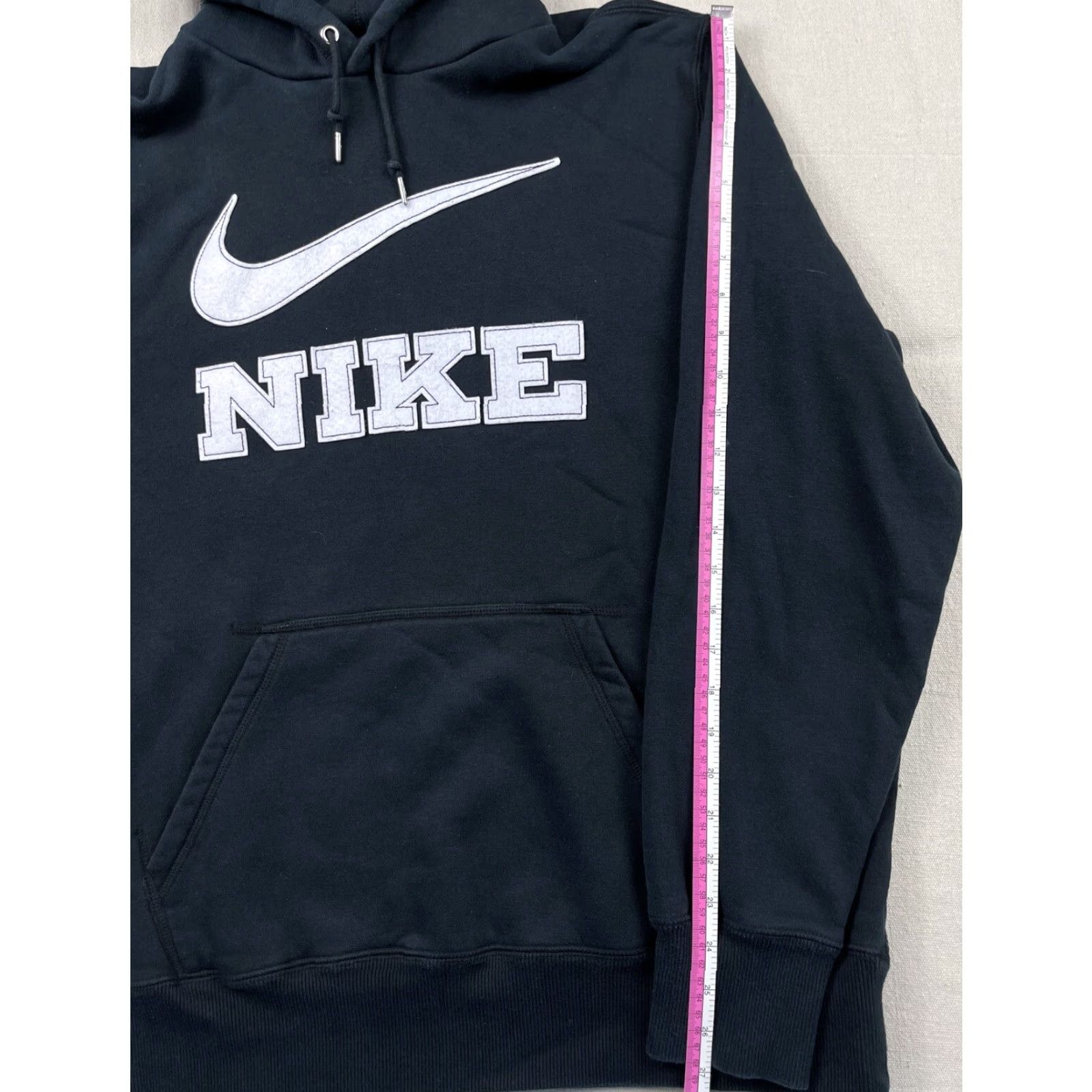 Nike NIKE Hoodie XL Black Swoosh Daily Essential Pullover Mens 90s Sports Size US XL / EU 56 / 4 - 5 Thumbnail