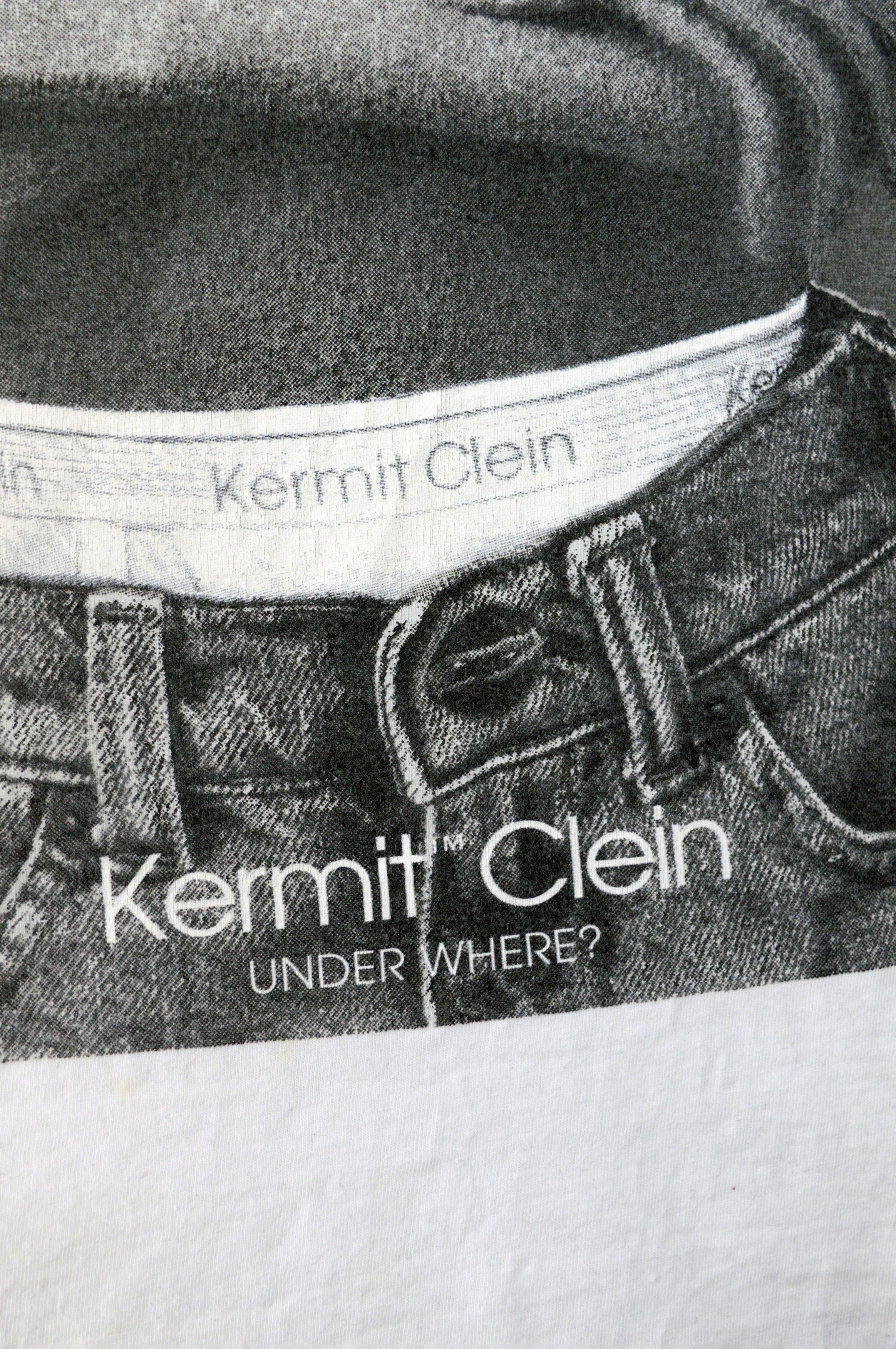 Vintage Vintage Kermit Clein Under Where? t shirt Size US XL / EU 56 / 4 - 4 Thumbnail