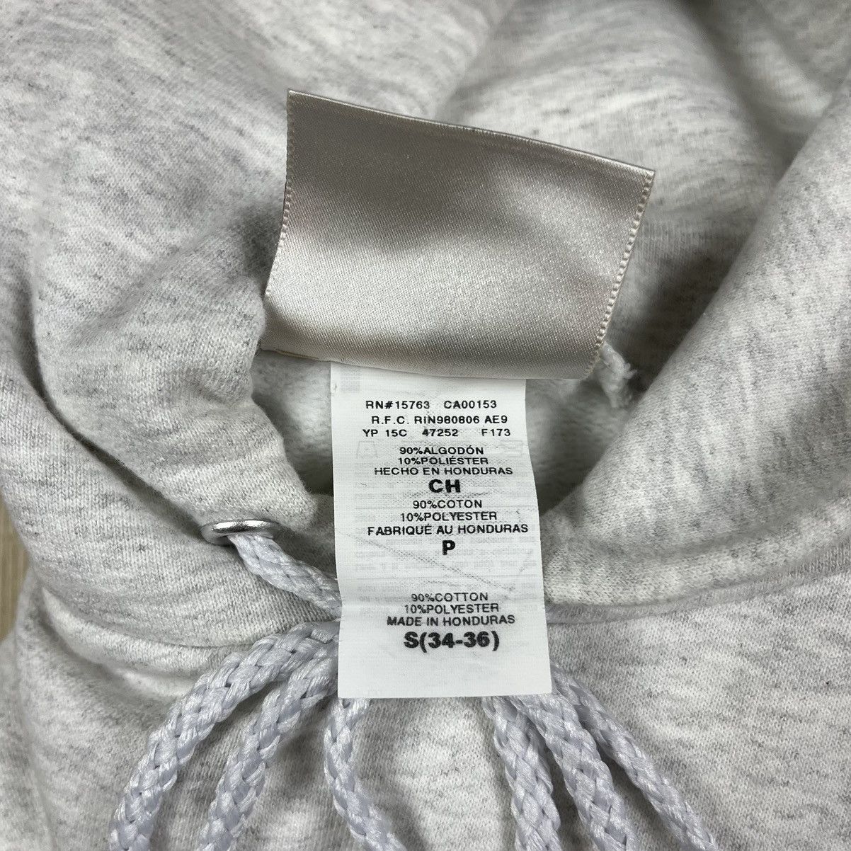 Hanes × Vintage Gray Hoodie Vintage OCD Funny Y2K Hanes Boxy Fit Size US S / EU 44-46 / 1 - 5 Thumbnail