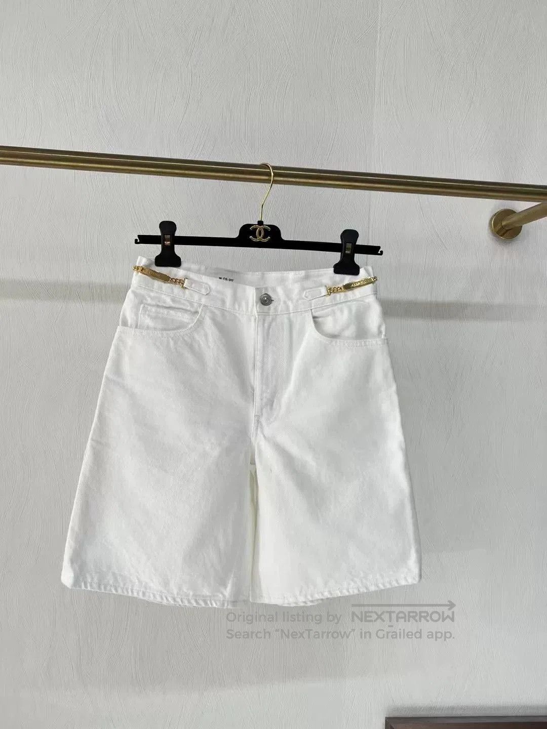 Celine Bermuda Chain Jeans.