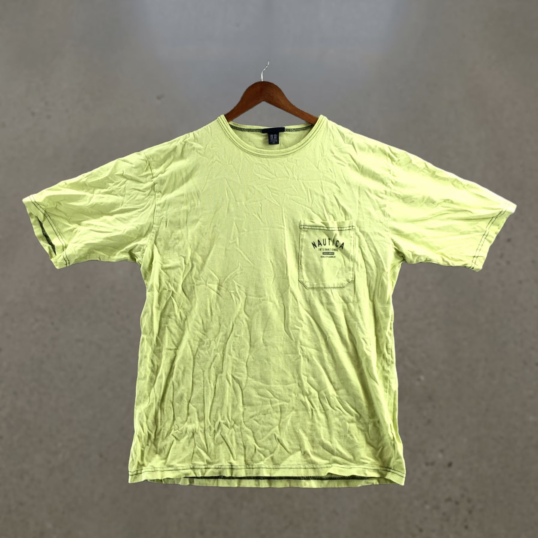 Nautica Nautica Tee T-Shirt Womens 2XL Green Cotton Short Sleeve Crew Neck Casual Pocket Size XXL / US 16-18 / IT 52-54 - 1 Thumbnail