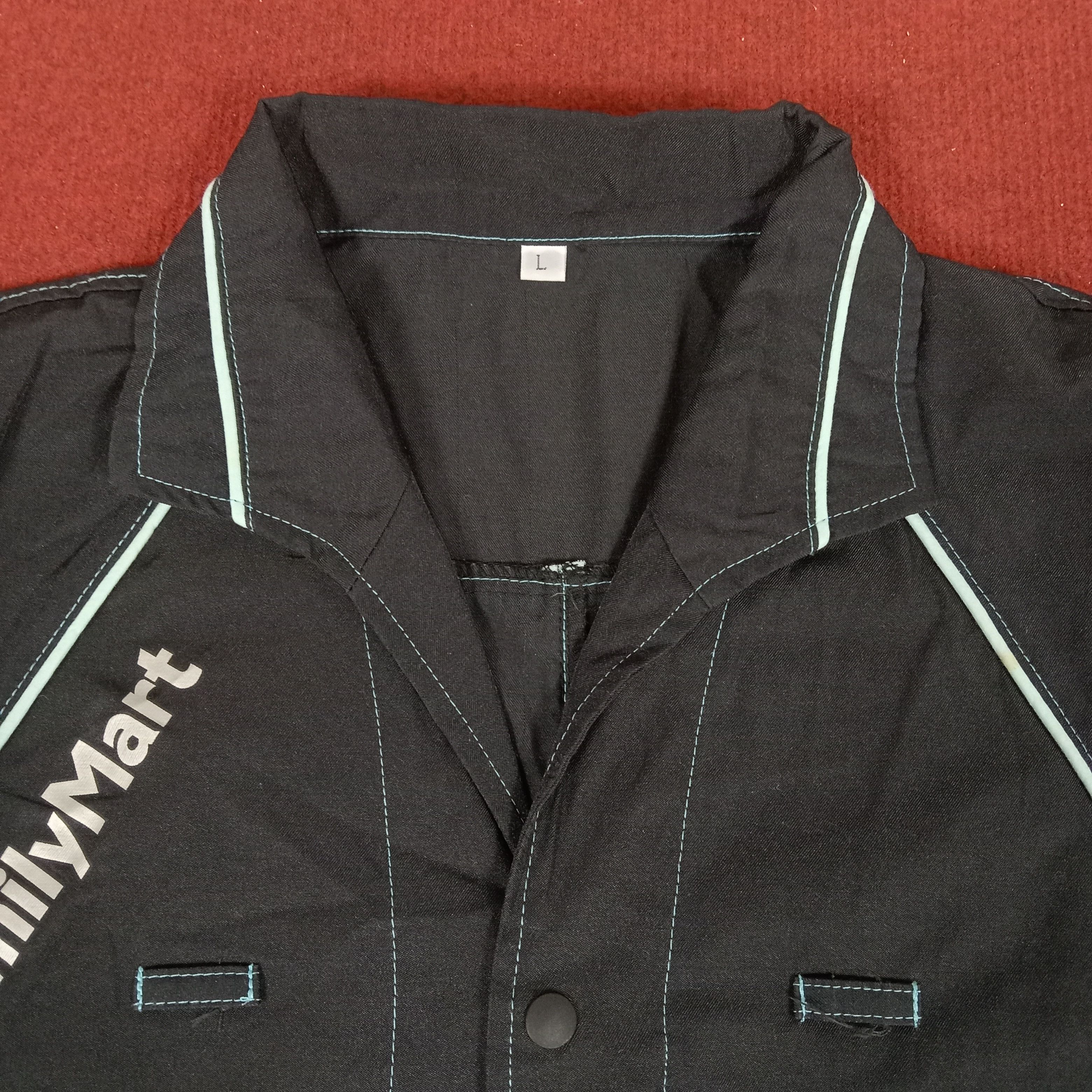 Japanese Brand × Vintage Family Mart Working Uniform Pocket Design Light Jacket Size US M / EU 48-50 / 2 - 4 Thumbnail