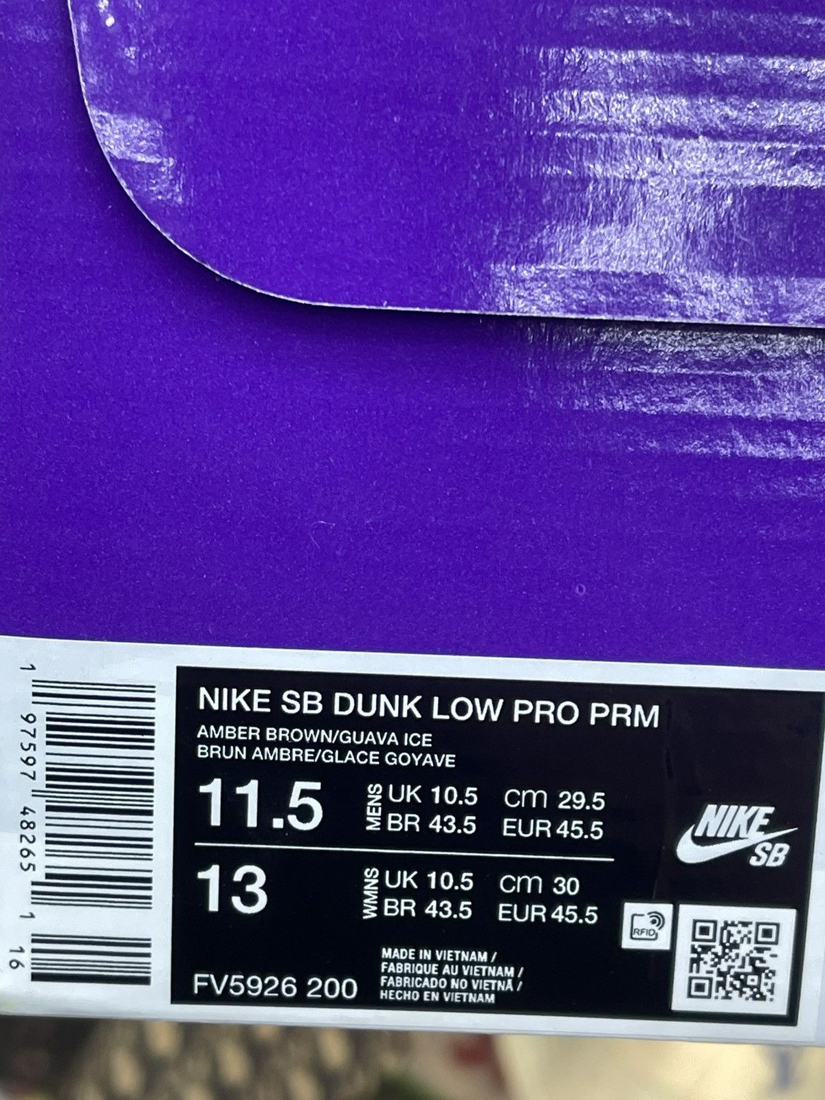Nike Size 11.5 - Nike SB Dunk Low Trocadero Gardens (FV5926-200) Size US 11.5 / EU 44-45 - 13 Thumbnail