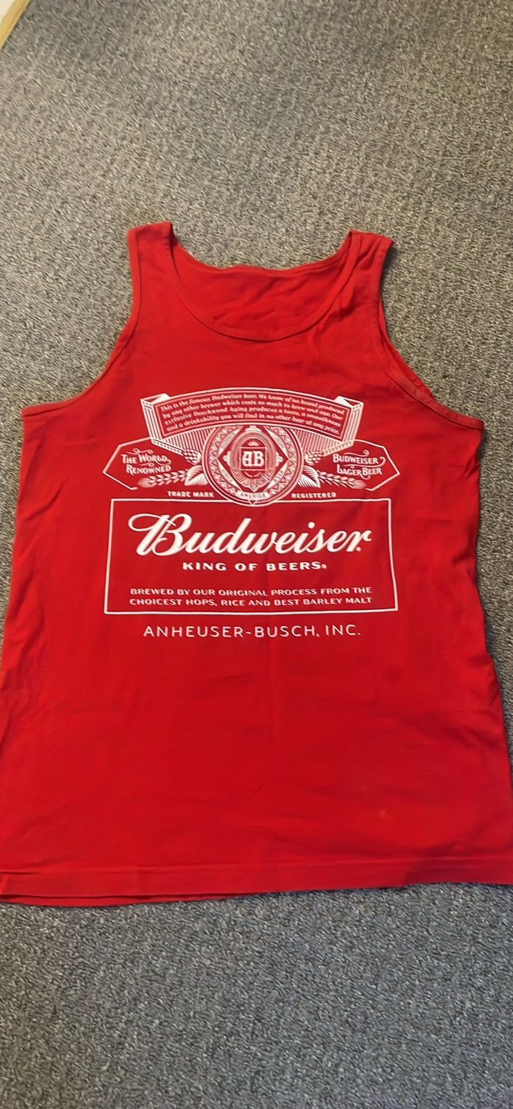 Budweiser × Vintage Budweiser Muscle Shirt Size US M / EU 48-50 / 2 - 1 Thumbnail