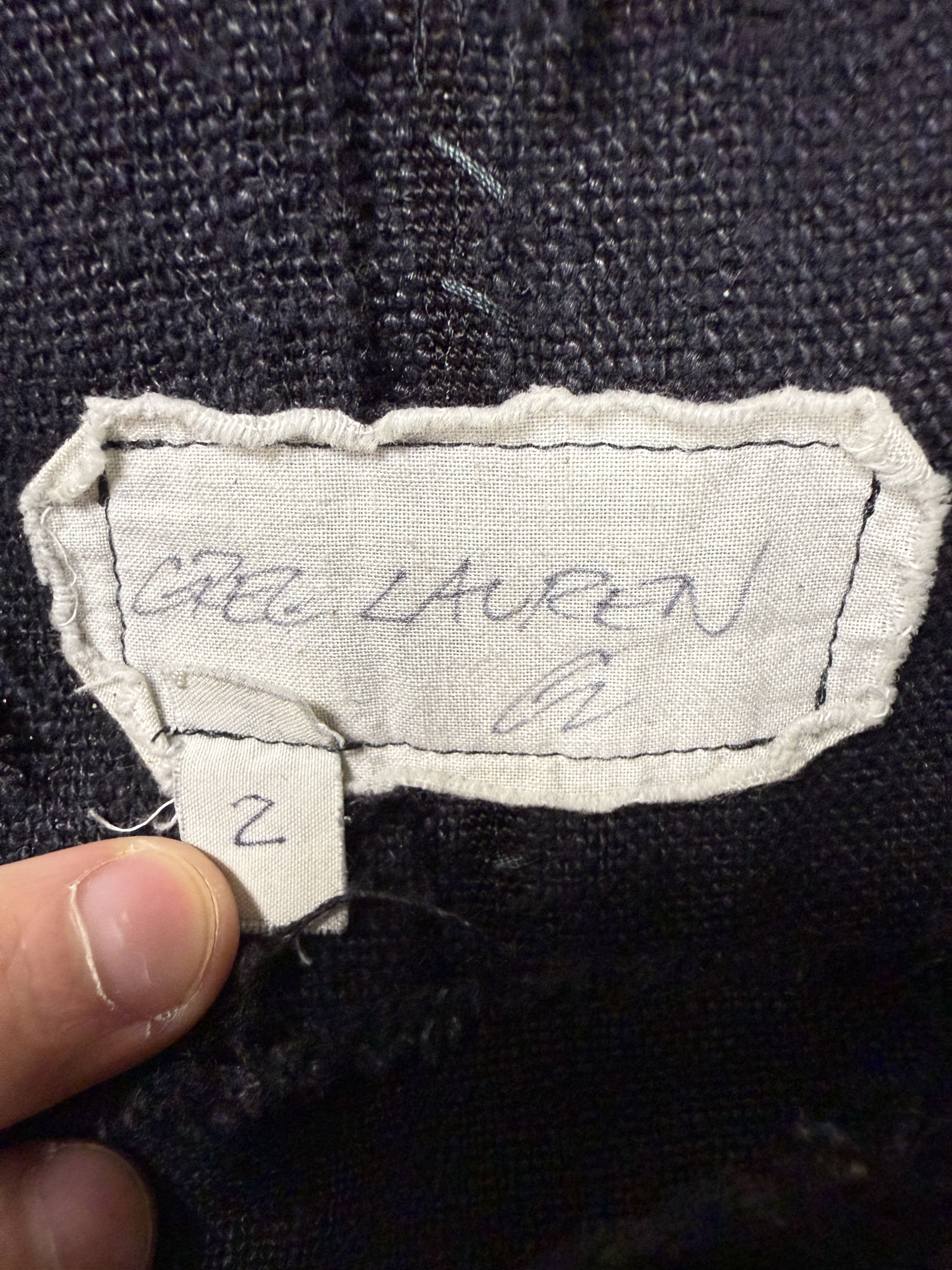 Greg Lauren Greg Lauren Black Antique Hemp Tent Parka Size US M / EU 48-50 / 2 - 5 Thumbnail