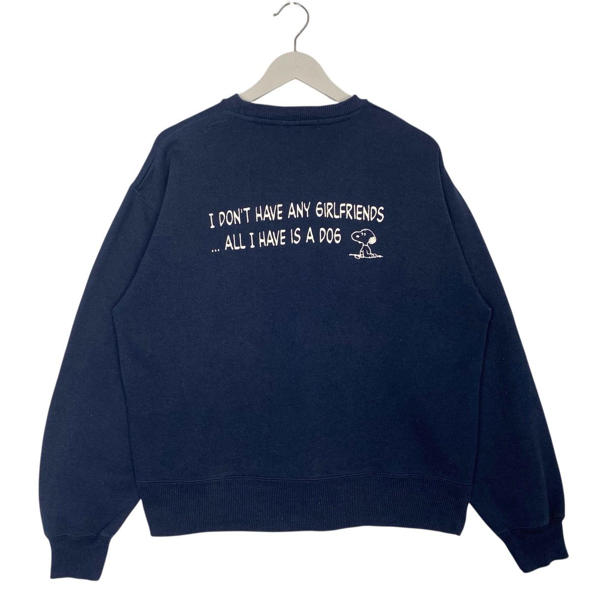 Vintage Vintage Peanuts Printed Crewneck Sweatshirt Blue Size US M / EU 48-50 / 2 - 5 Thumbnail