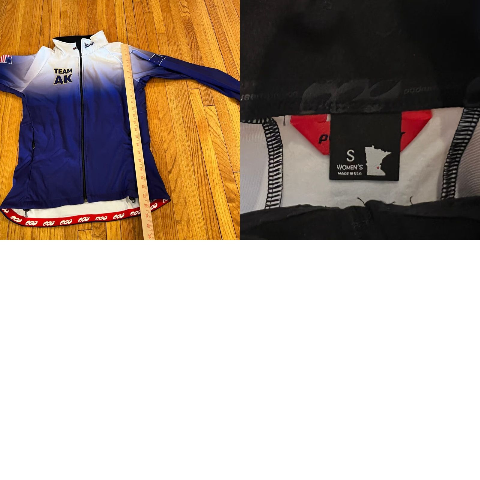 Vintage VINTAGE Podium Wear Jacket Womens Small Alaskan Team Purple White Performance Running Size S / US 4 / IT 40 - 8 Thumbnail