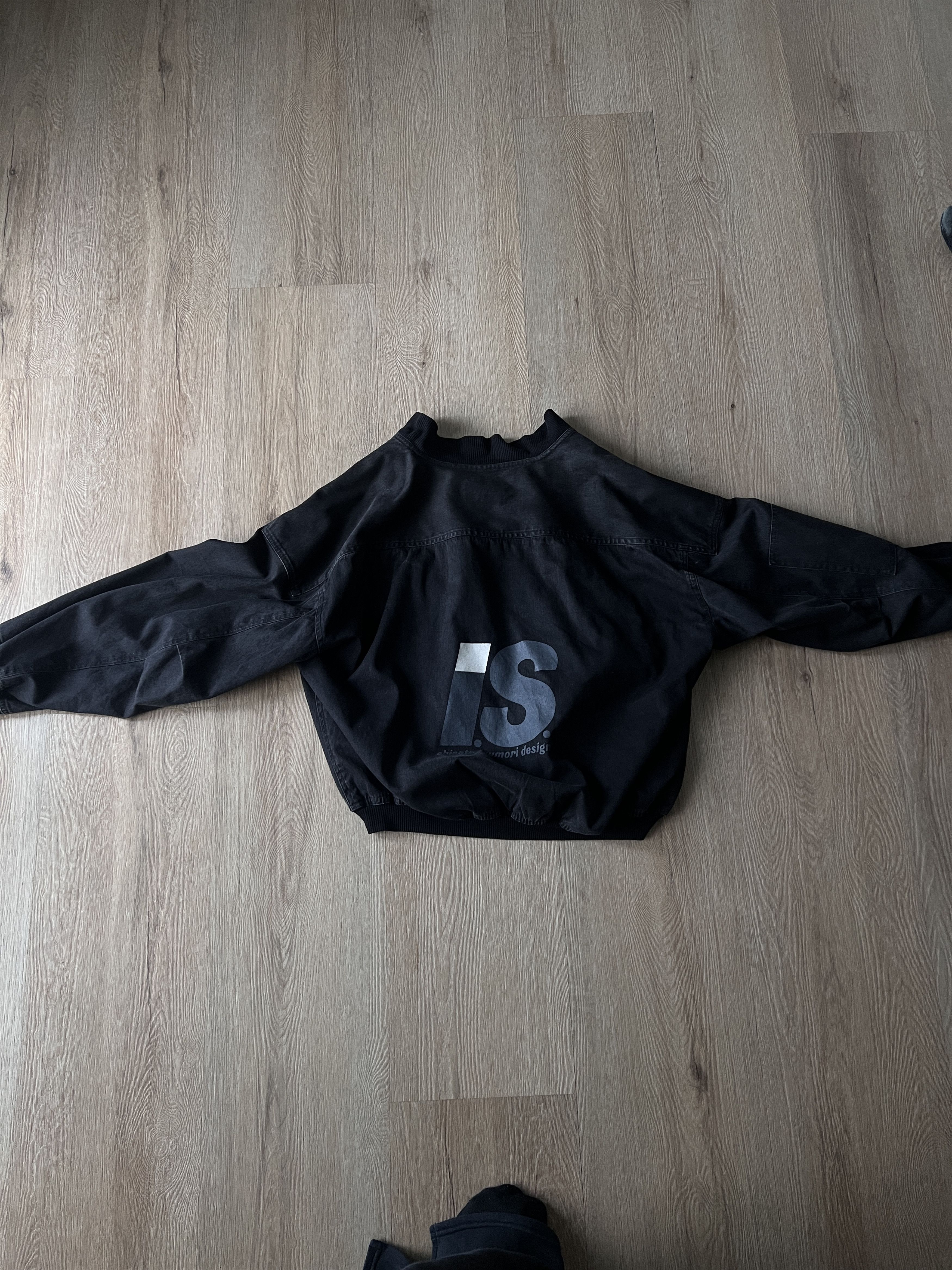 Issey Miyake Issey Sport IS Denim Bomber Jacket | Grailed