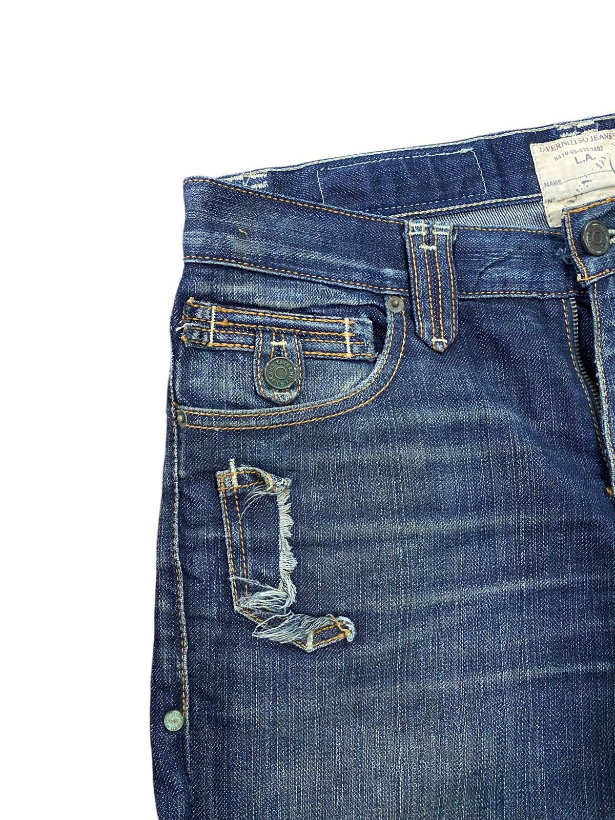 GOSTAR DE FUGA Flare Traveniti Japan Uruboro Distress Stich Denim Patchwork Size US 32 / EU 48 - 10 Thumbnail