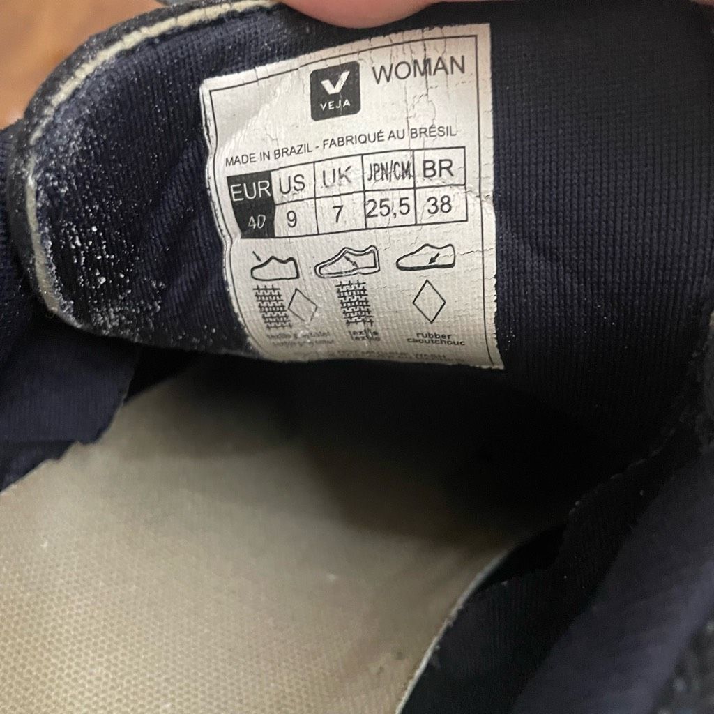 Veja Veja Sdu Rec Flannel Sneakers Dark Blue 9 Size US 9 / IT 39 - 7 Thumbnail