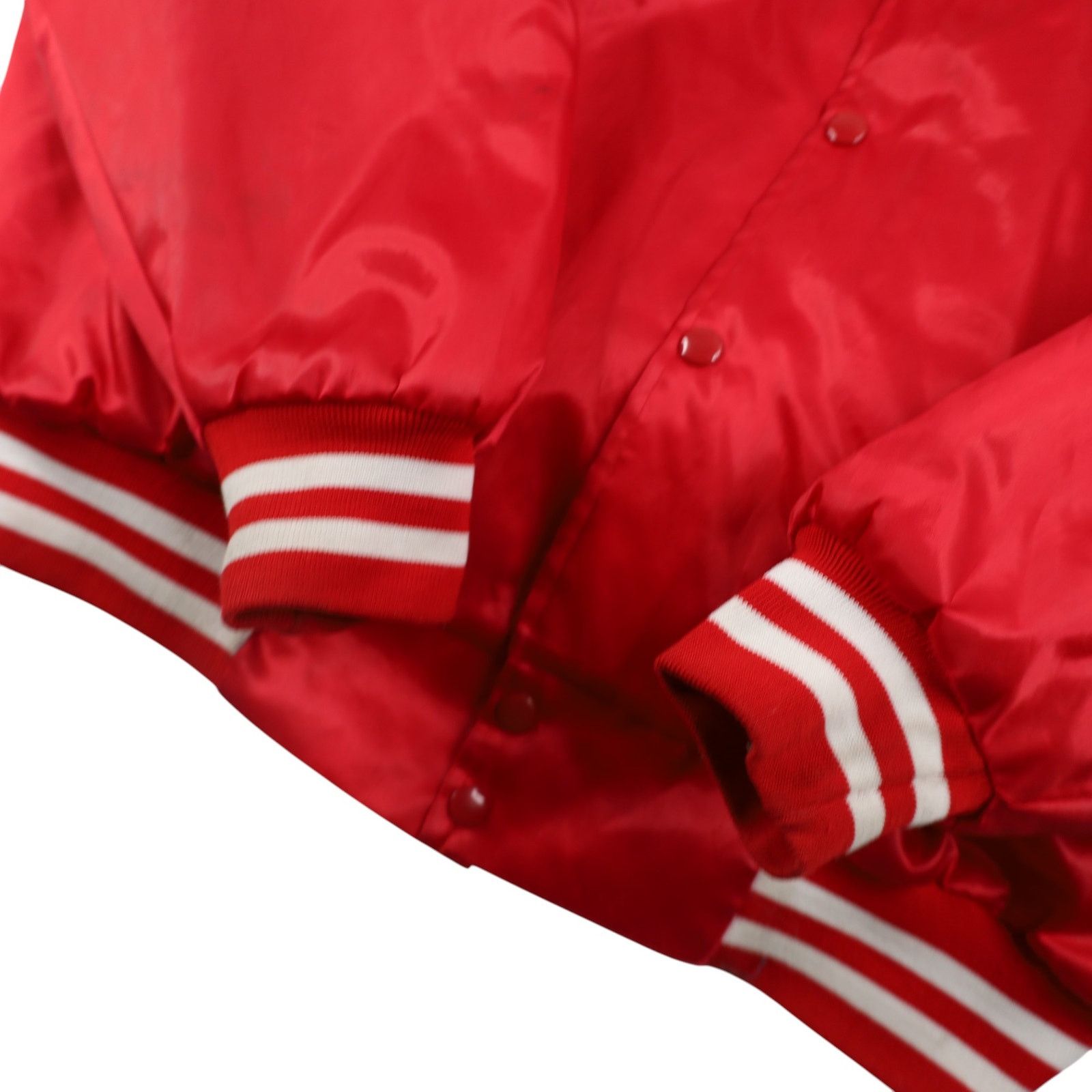 Budweiser × Vintage Vintage Budweiser Beer Spellout Sating Jacket Size US XXL / EU 58 / 5 - 4 Thumbnail