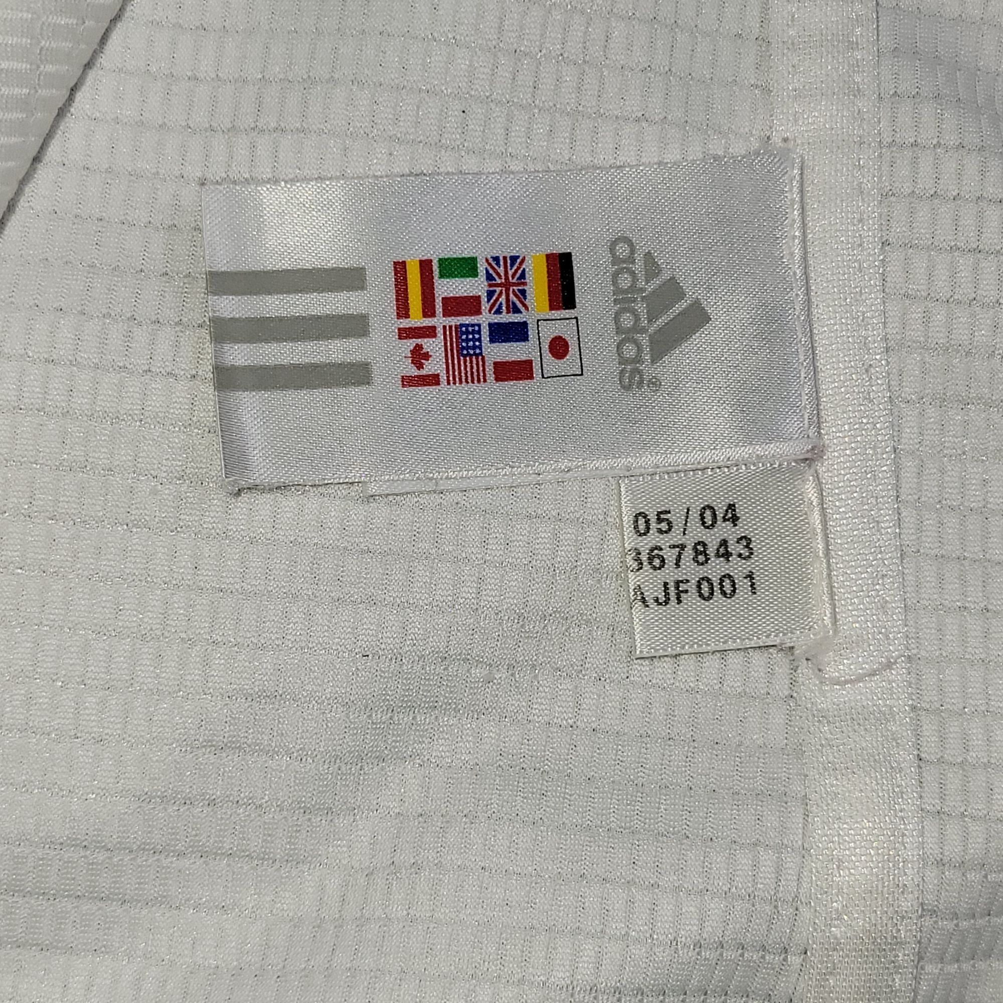 Adidas Zidane Real Madrid PLAYER ISSUE UEFA 2004 2005 Soccer Jersey Size US L / EU 52-54 / 3 - 8 Thumbnail