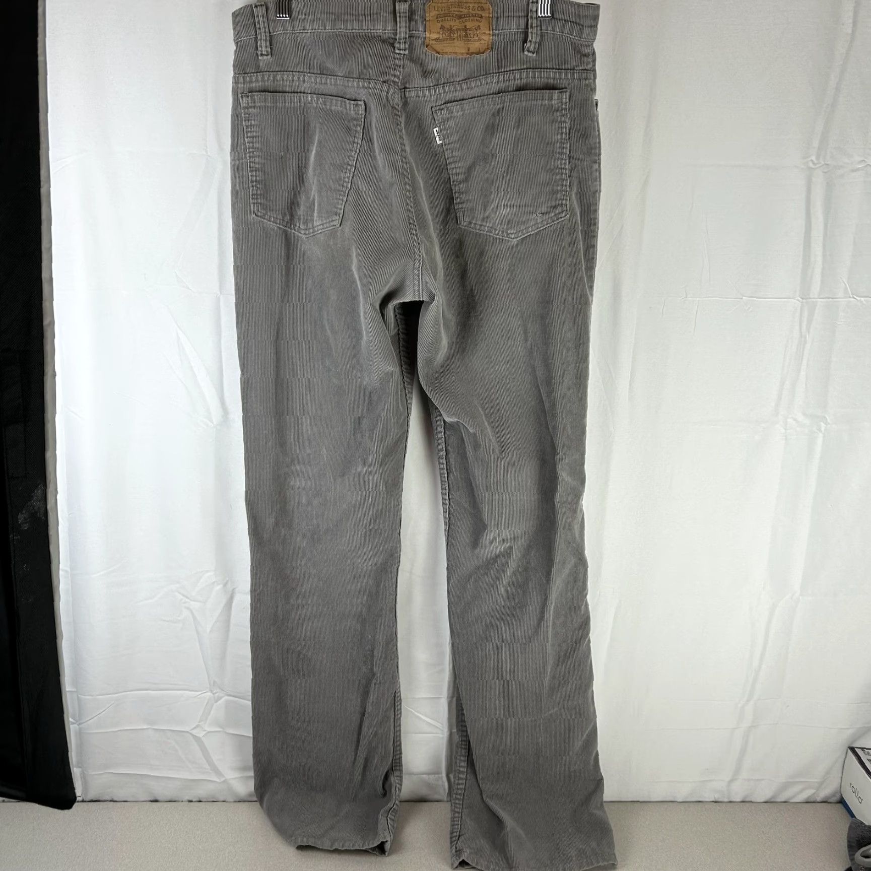 Levi's VINTAGE Levi's 517 Pants Men's 34x36 Corduroy 5-Pocket Bootcut Gray 80s USA Mens Size US 34 / EU 50 - 7 Thumbnail