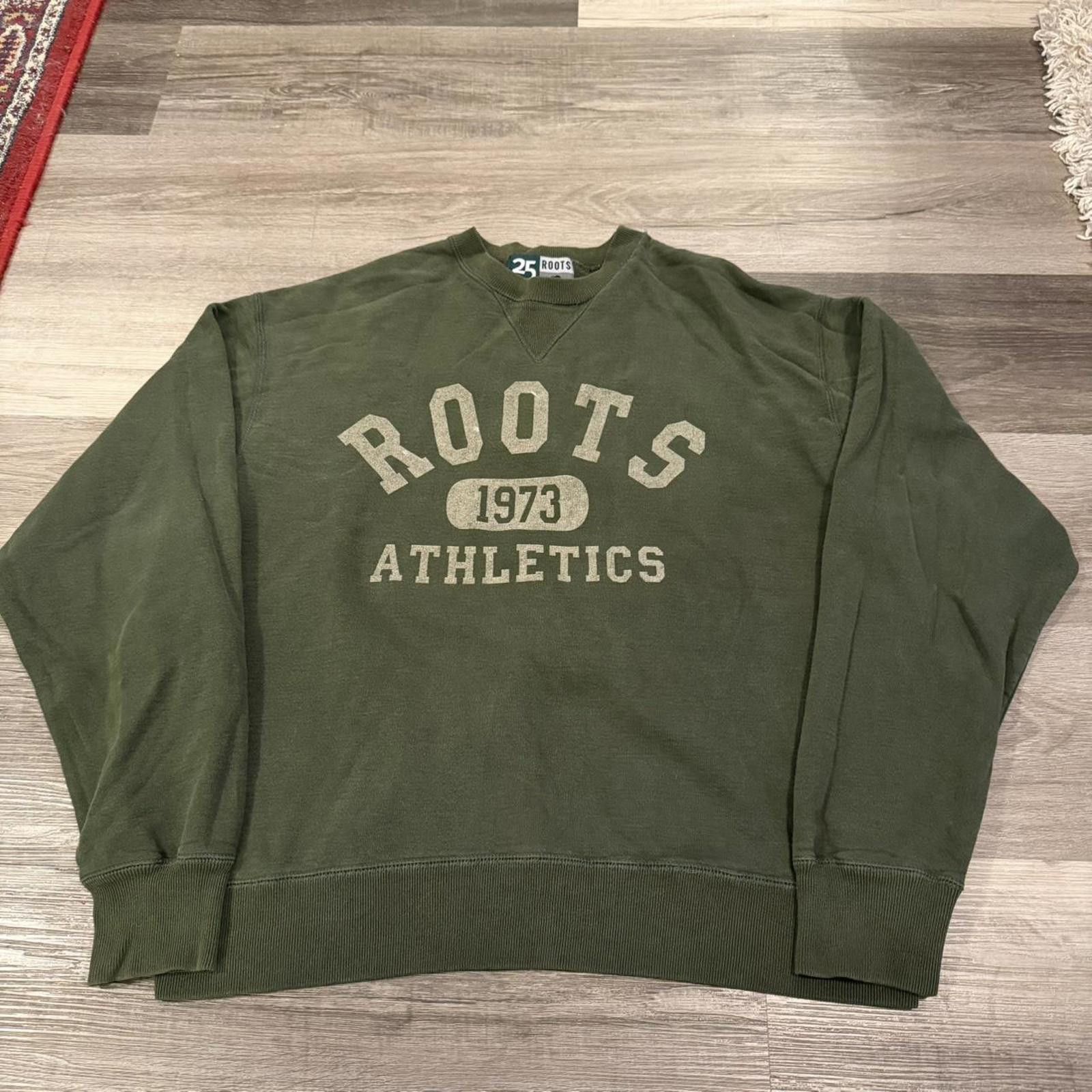Roots vintage roots athletics spell out crewneck sweatshirt 90s Size US M / EU 48-50 / 2 - 3 Thumbnail