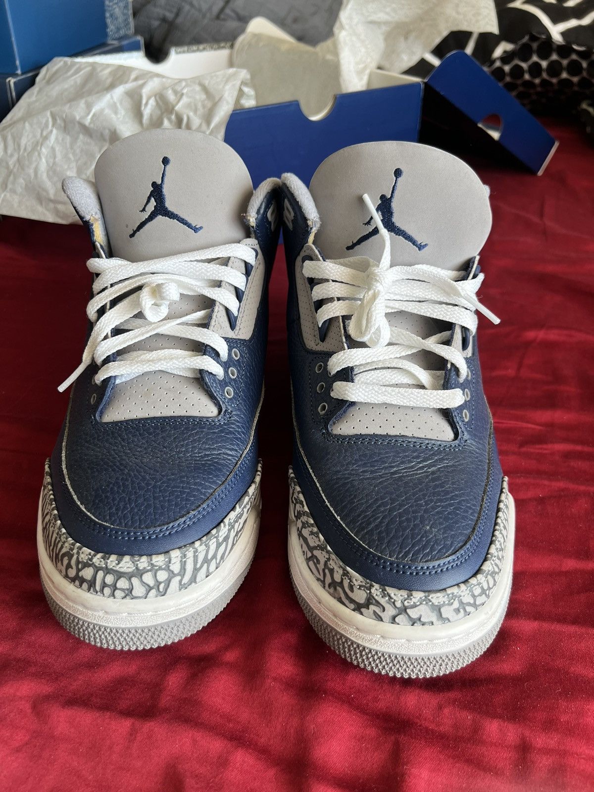 Jordan Brand Navy blue retro 3 Size US 11 / EU 44 - 3 Thumbnail