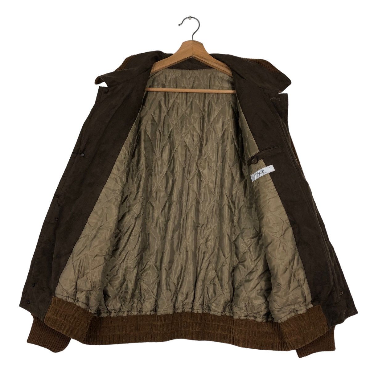 Japanese Brand 🔥Vintage Herringbone Wool Bomber Jacket Mountain Top Tokyo Size US L / EU 52-54 / 3 - 13 Thumbnail