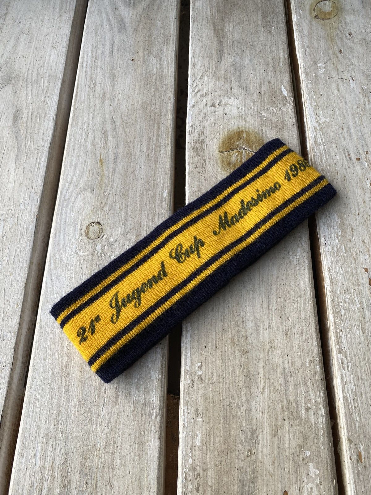Vintage Rare #21 Jugend Cup Madesimo 1986 Ski Headband Size ONE SIZE - 1 Thumbnail