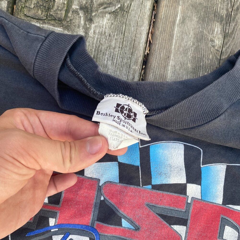 NASCAR Vintage ASA Racing Silver Anniversary T Shirt Berkley Sport Size US XL / EU 56 / 4 - 2 Thumbnail