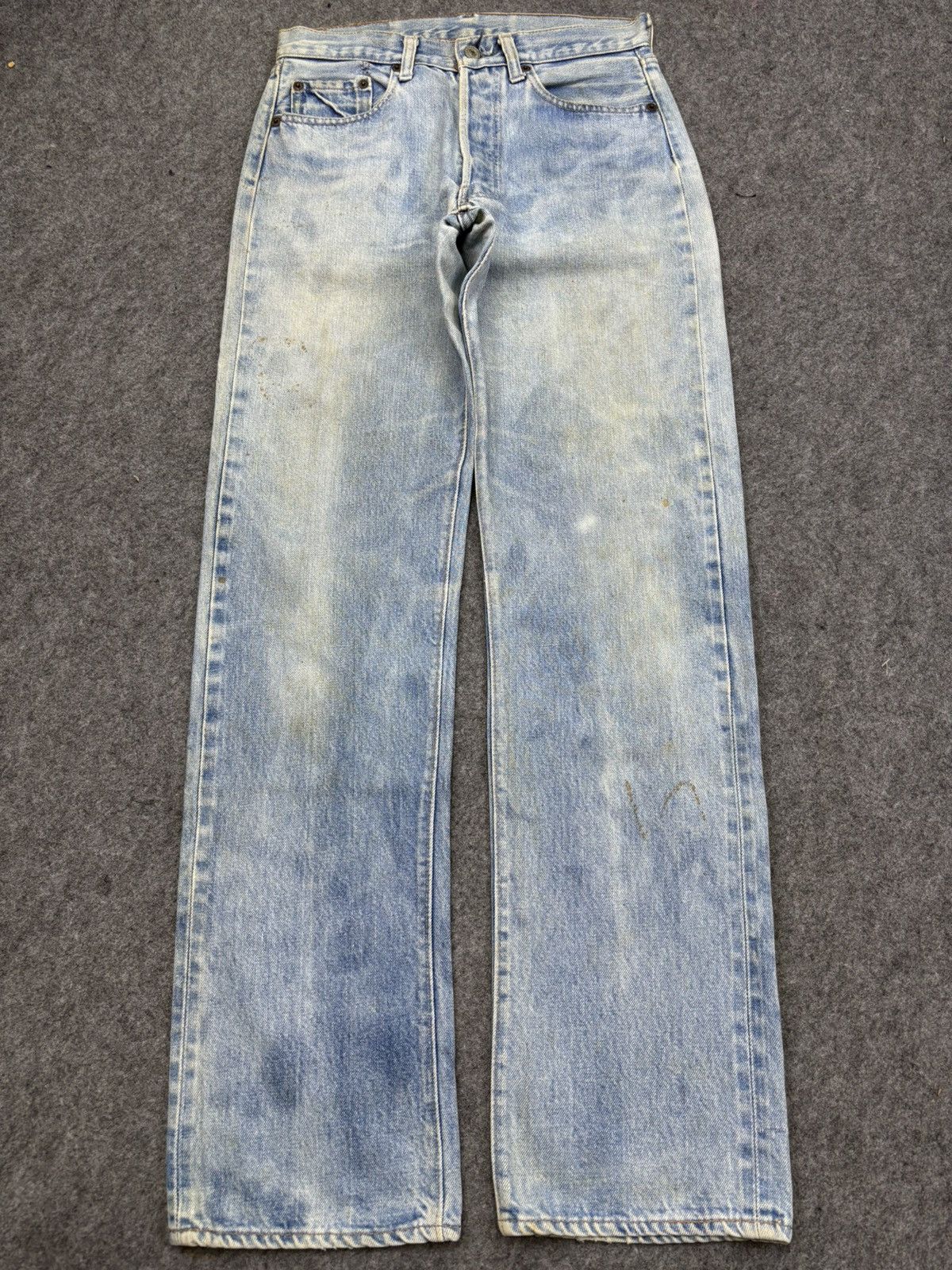 Levi's Vintage 80s Levis 501 Button #6 Selvedge USA Denim F791 Size US 28 / EU 44 - 23 Thumbnail
