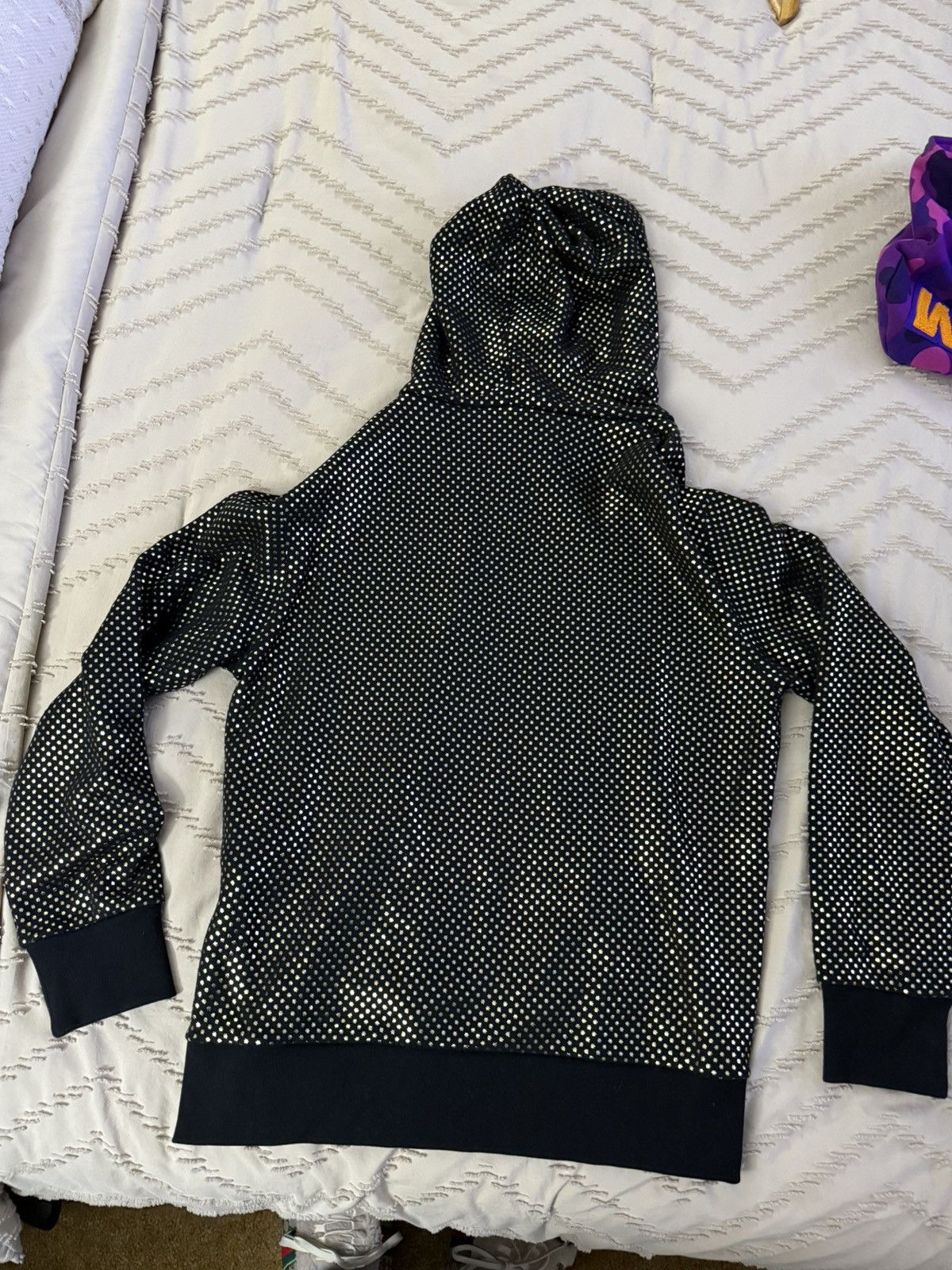 Gucci Gucci Black Hoodie Hooded Sweatshirt GUCCY M STARS Size US M / EU 48-50 / 2 - 4 Thumbnail