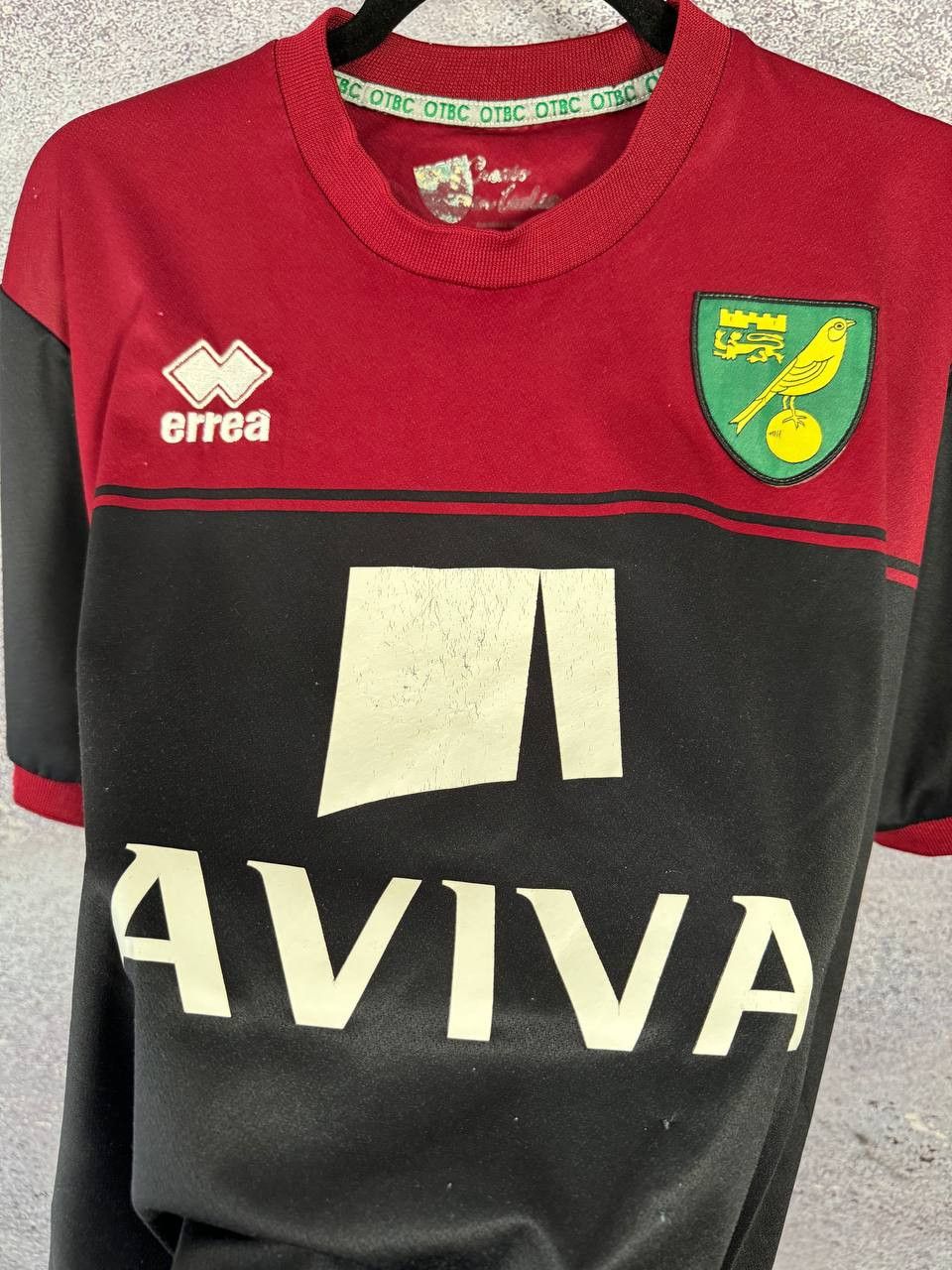 Errea × Vintage Vintage Norwich City 2014/15 Errea Soccer Jersey XL Size US XL / EU 56 / 4 - 13 Thumbnail