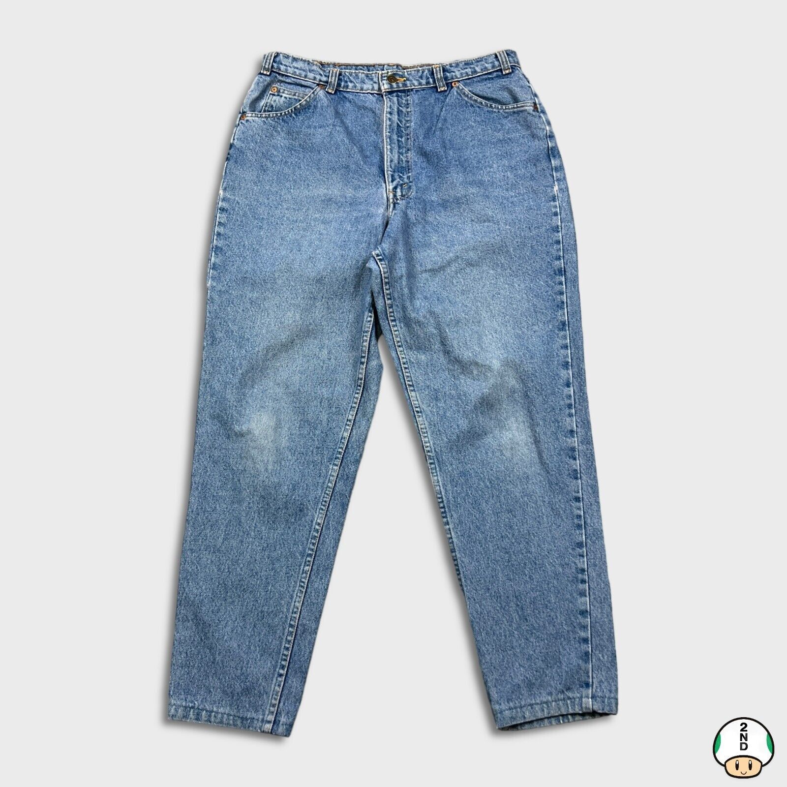 Levi's × Vintage Levi's Jeans34x29 Baggy Tapered Light Wash 90s Denim Pants Size US 34 / EU 50 - 1 Thumbnail