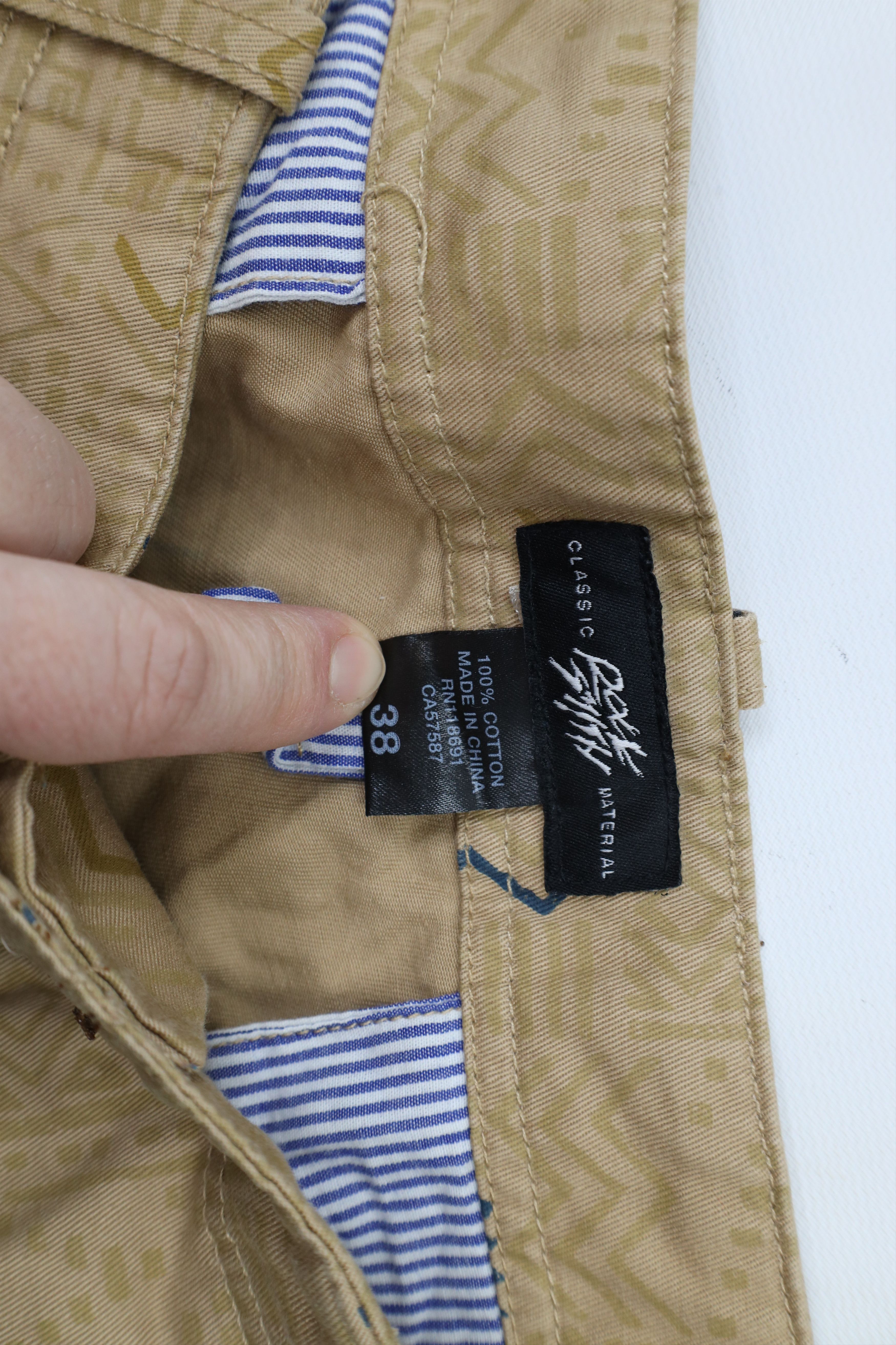 Vintage Rocksmith Strap Skateboard Cargo Pants Beige Size US 38 / EU 54 - 7 Thumbnail