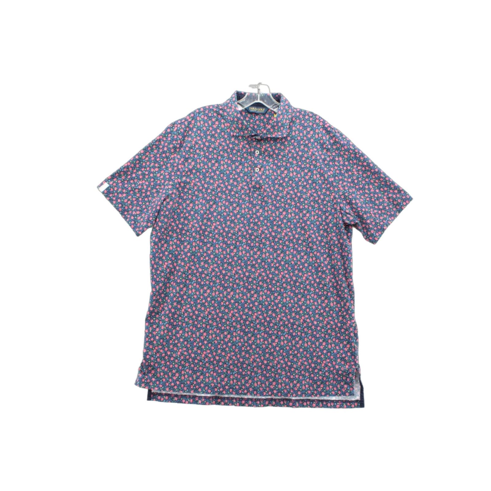 Polo Ralph Lauren VINTAGE Polo Ralph Lauren Polo Shirt Mens XL Blue Floral Hawaiian Preppy Vacation calico Size US XL / EU 56 / 4 - 1 Thumbnail