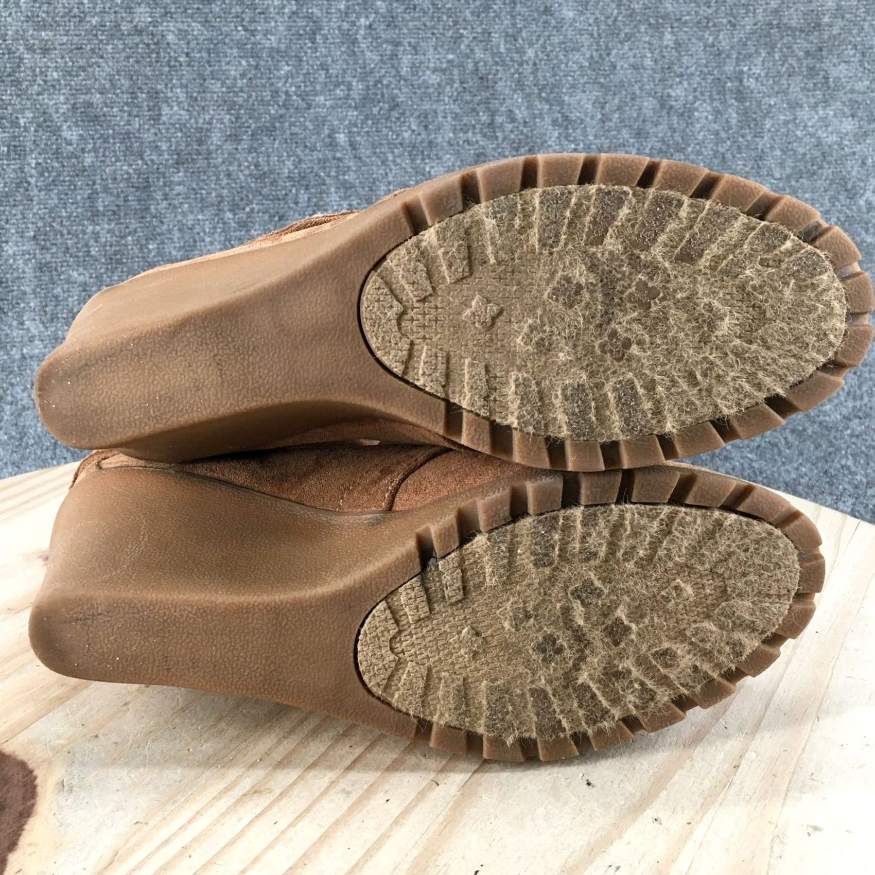 Nautica Nautica Winter Snow Boots Womens 10 Rendon Brown Suede Wedge Lace Up Faux Fur Boots Size US 10 / IT 40 - 7 Thumbnail