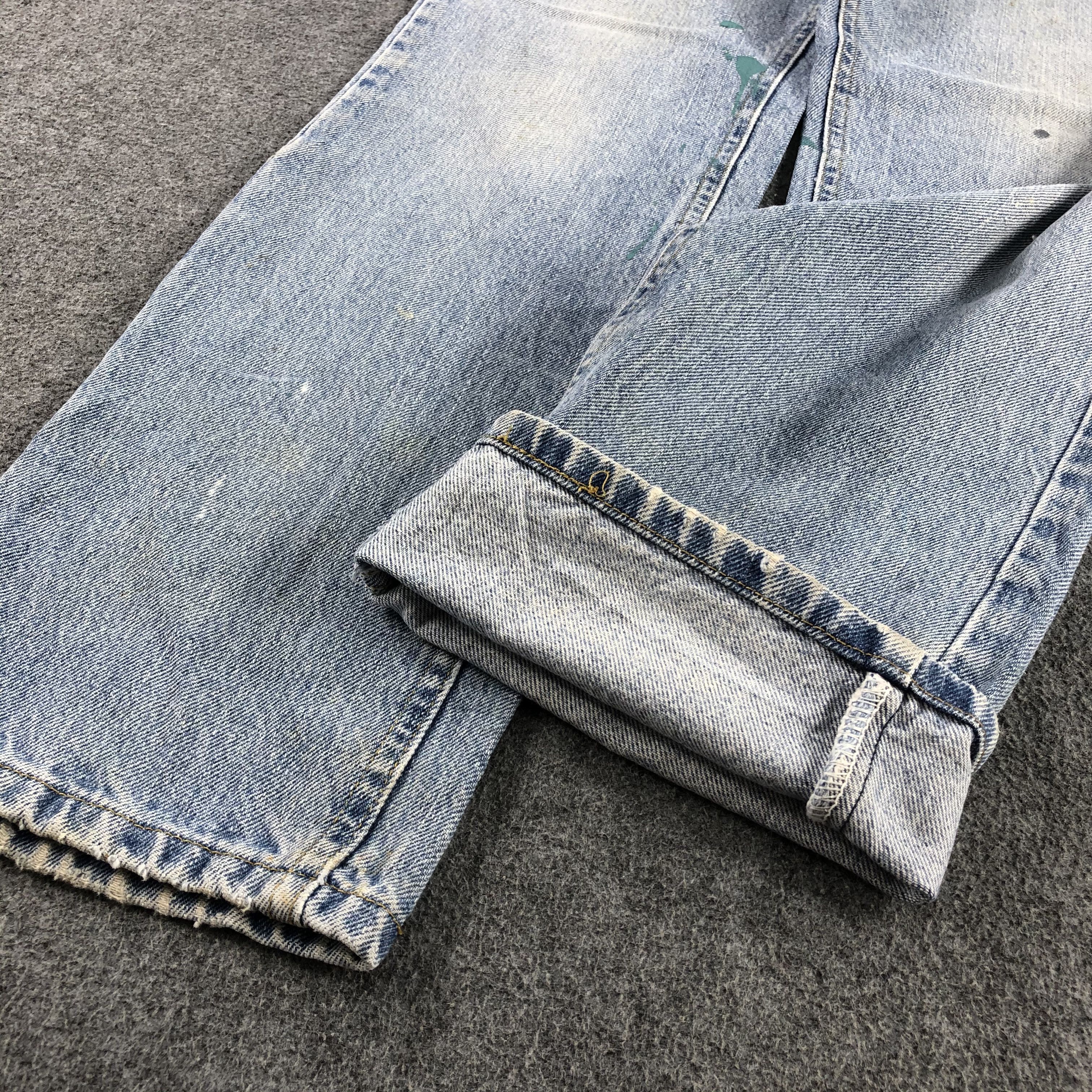 Lee Vintage Blue Wash Lee Jeans-J2274 Size US 32 / EU 48 - 8 Thumbnail