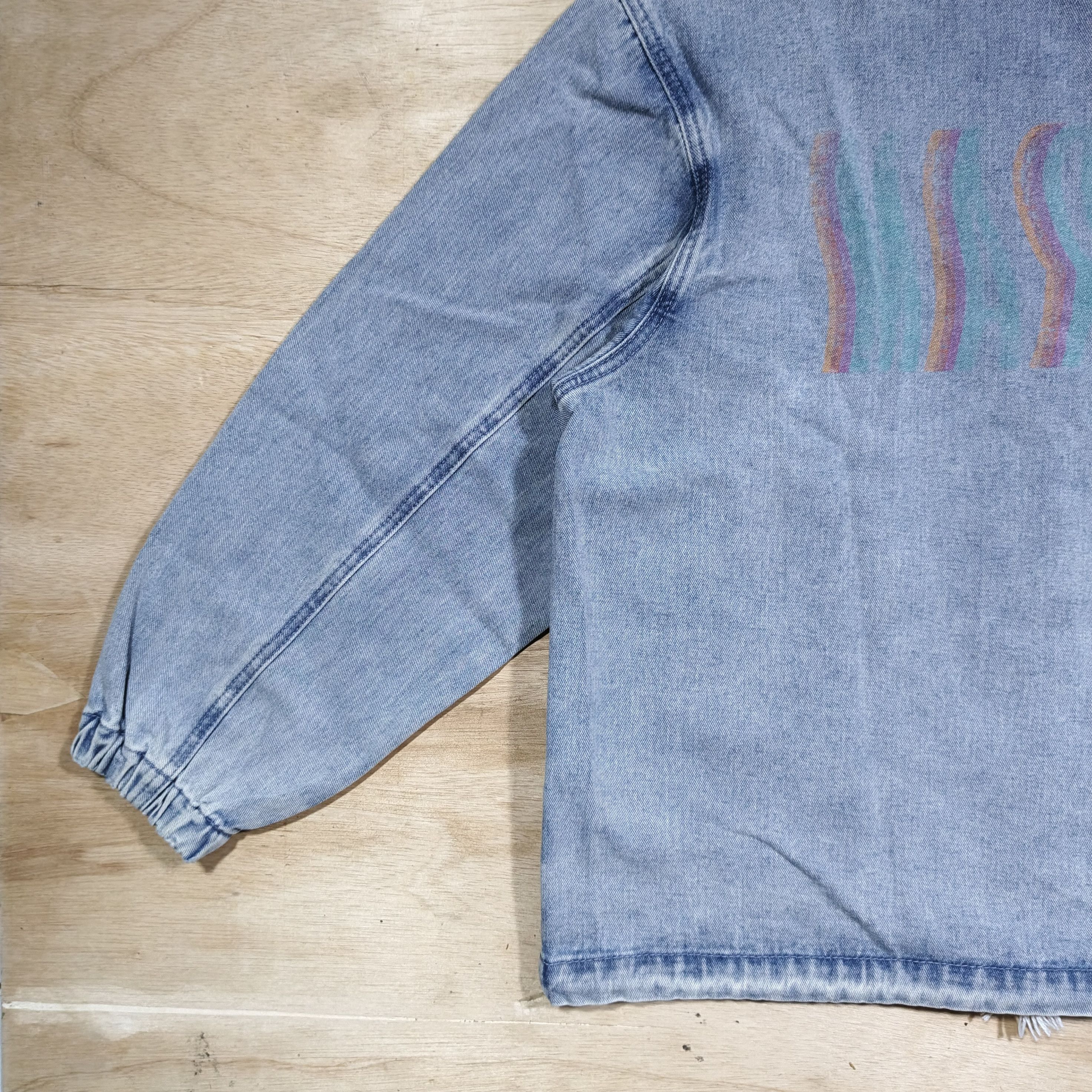 Other MARK-M Wave Logo Denim Zipper Hoodie Size US L / EU 52-54 / 3 - 7 Thumbnail