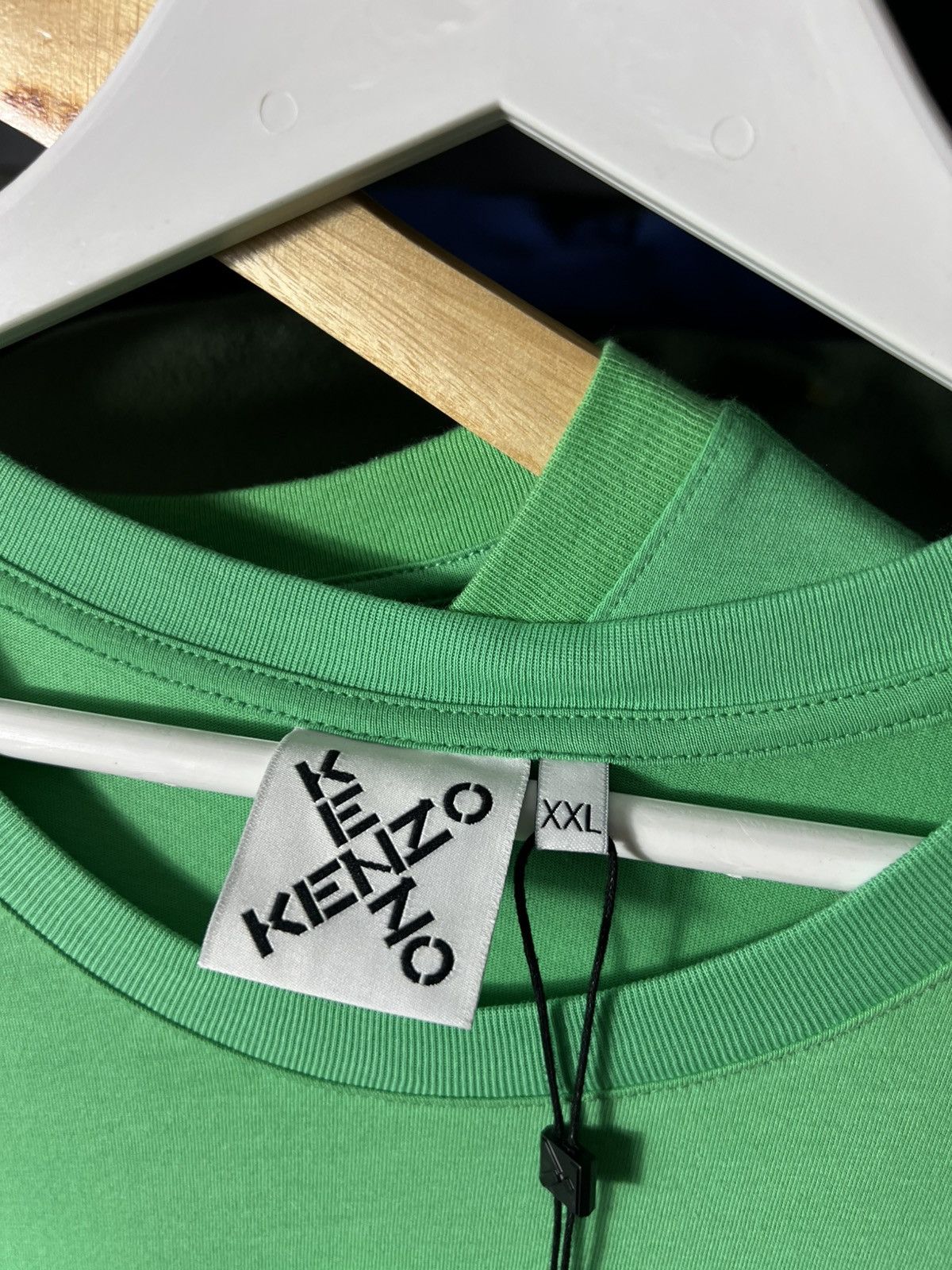 Kenzo 💚 NWT Kenzo Paris Tiger Classic T-Shirt Green Size XXL Size US XXL / EU 58 / 5 - 5 Thumbnail