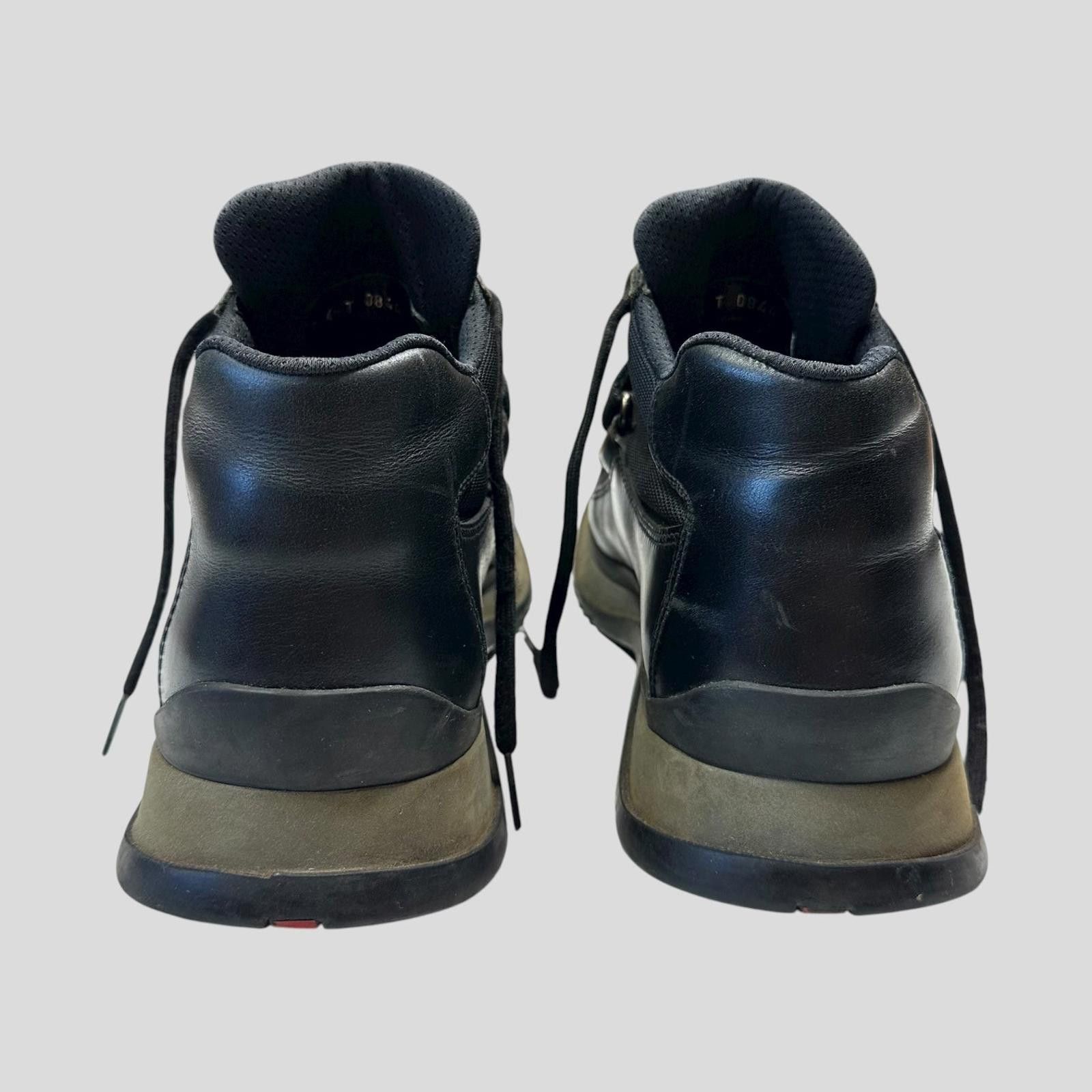 Prada Prada Sport 00’s Leather + Mesh Strapped Combat Boots UK8.5 Size US 9.5 / EU 42-43 - 6 Thumbnail