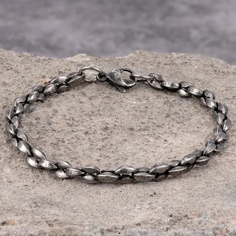 Japanese Brand Punk Rock Retro Link Chain Bracelet Bangles Size ONE SIZE - 1 Thumbnail