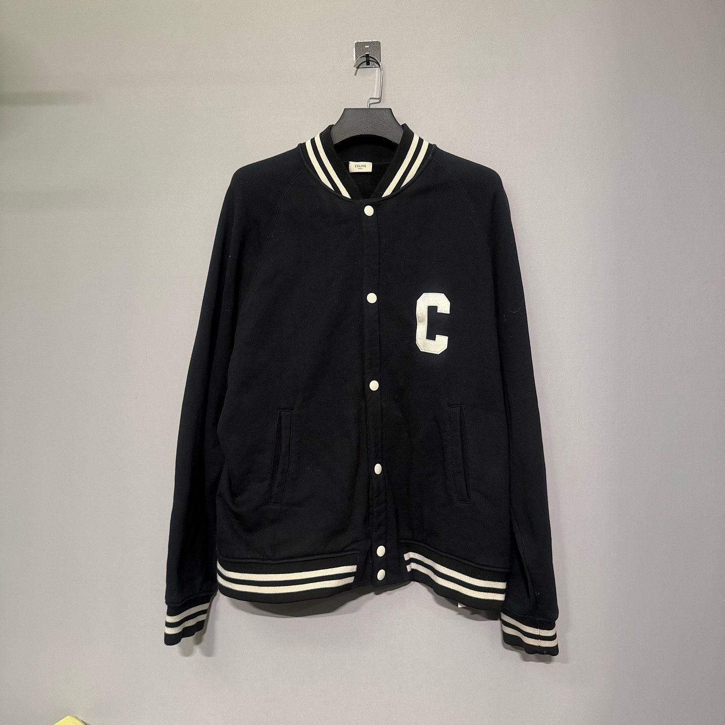 Celine Celine Logo Varsity Bomber Jacket Size XXL Size US XXL / EU 58 / 5 - 1 Thumbnail