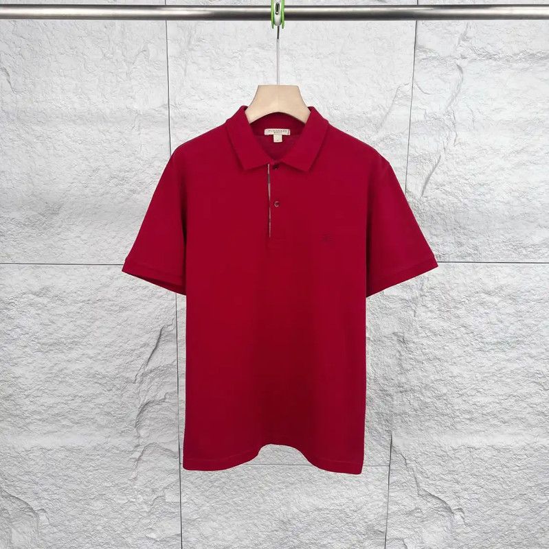 Burberry Red Cotton Men's T-Shirt