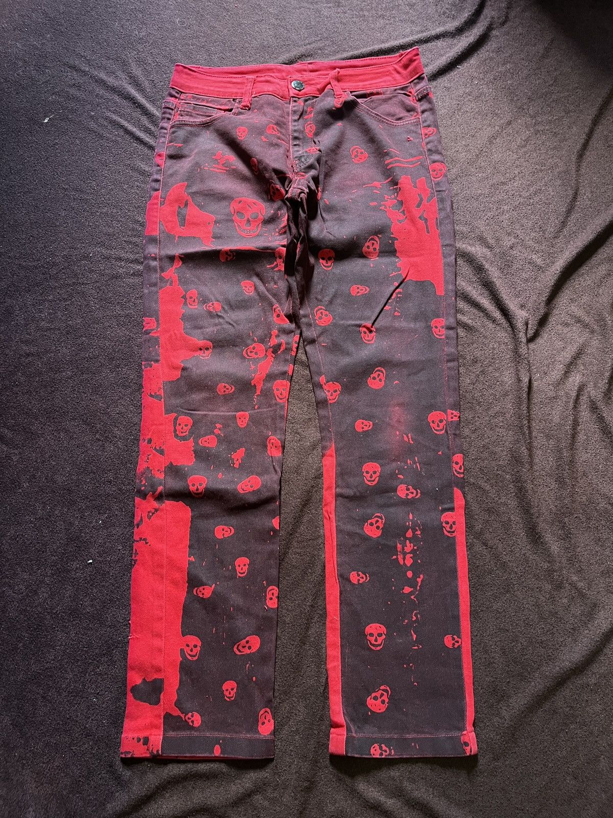 Japanese Brand Red Skulls Lgb Jeans Size US 30 / EU 46 - 1 Thumbnail