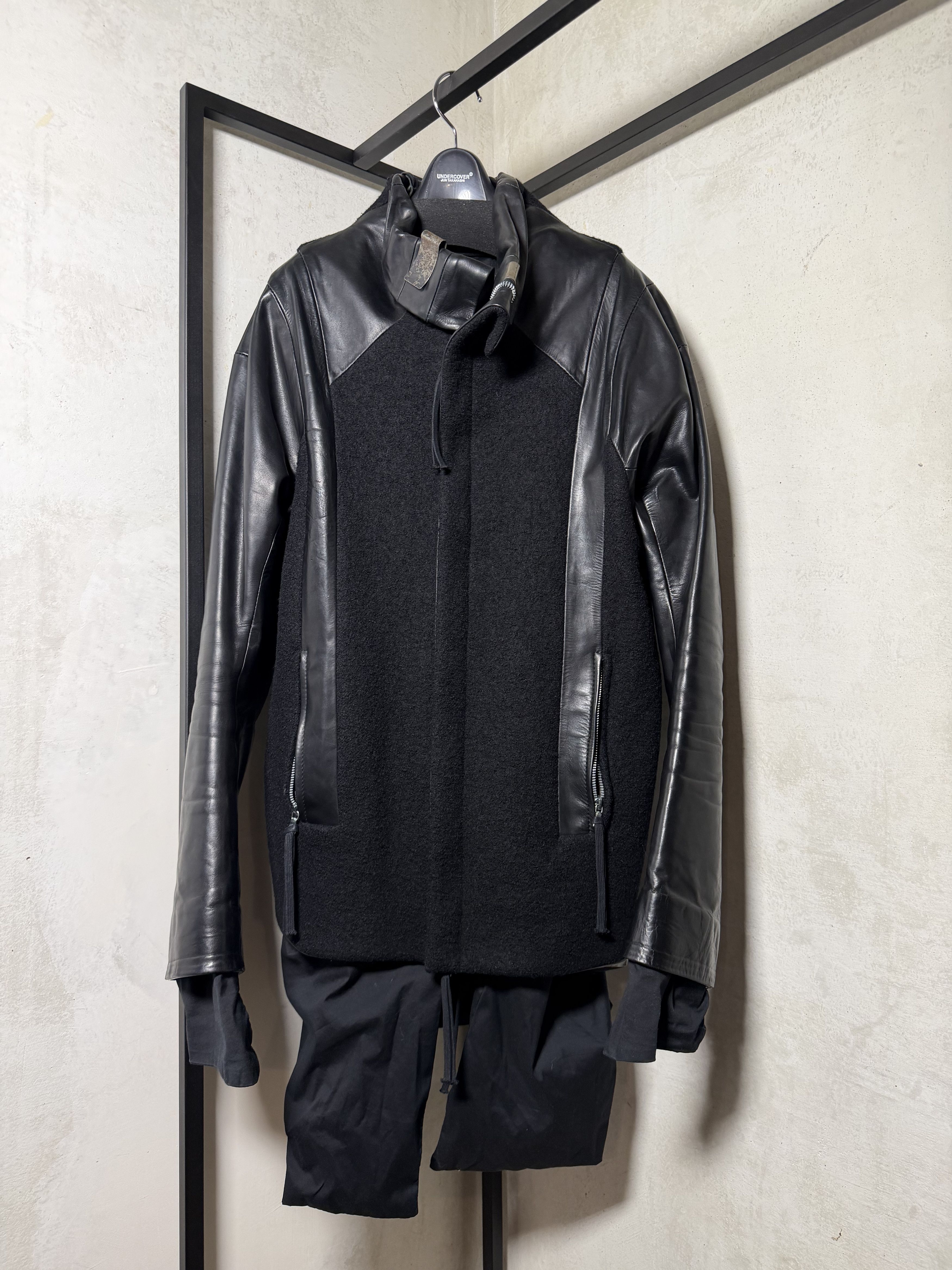 Boris Bidjan Saberi Boris Bidjan Saberi J1 Black Boch Skin Metal Clip Jacket Size US XL / EU 56 / 4 - 1 Thumbnail