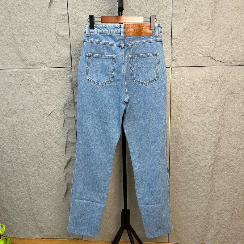 Loewe LOEWE Trousers with leather brand logo on the back Size 27" / US 4 / IT 40 - 2 Thumbnail
