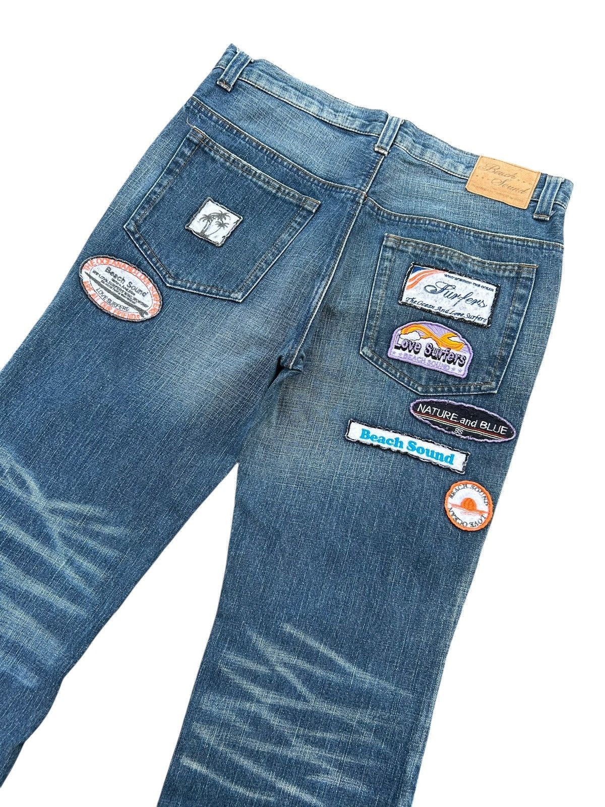 FLARE Beach Sound Japanese Style Denim Jeans ☠️🎌