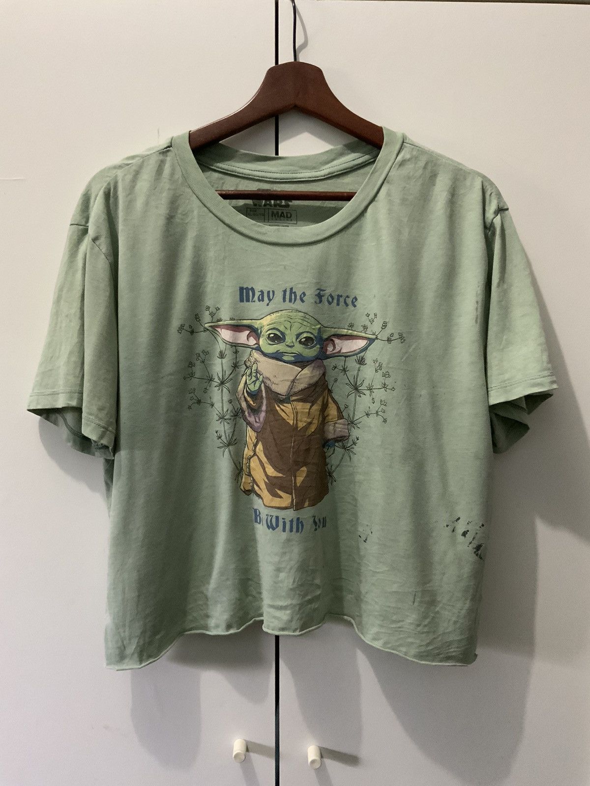 Star Wars Star Wars May The Force Cropped Tee Size US XL / EU 56 / 4 - 1 Thumbnail