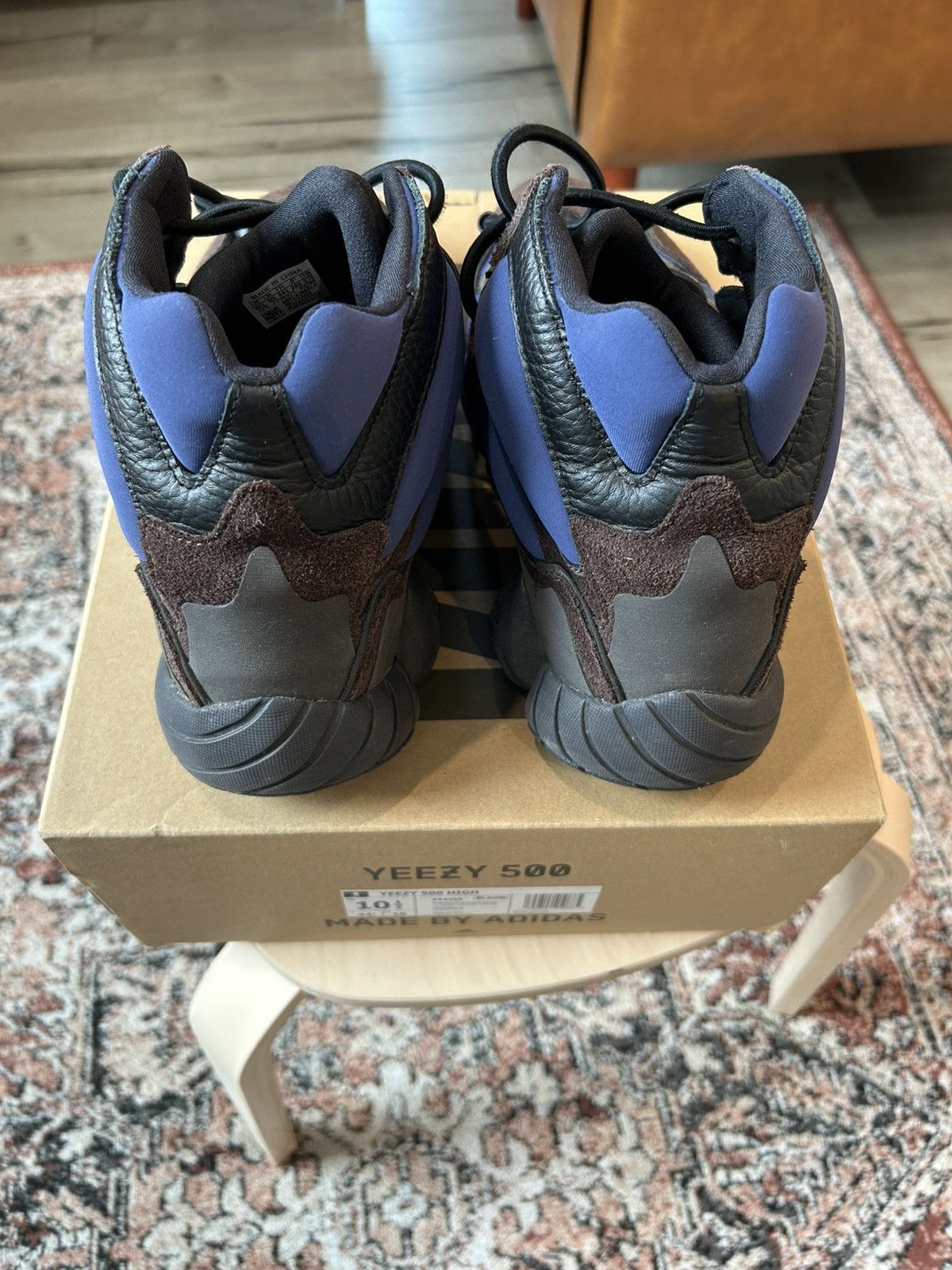 Adidas × Yeezy Yeezy 500 High Tyrian Size US 10.5 / EU 43-44 - 4 Thumbnail