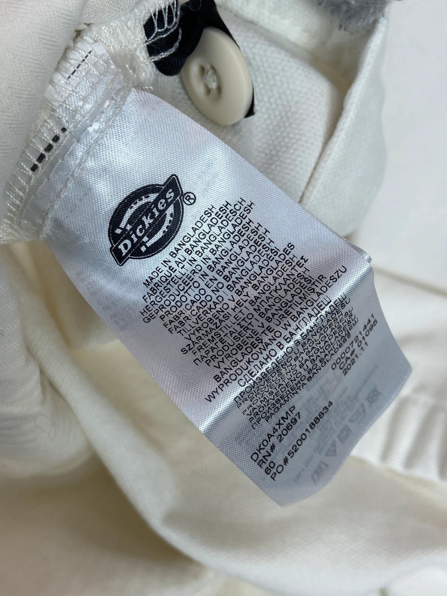 Dickies White Dickies Workwear Jacket Size L Vintage Size US L / EU 52-54 / 3 - 8 Thumbnail