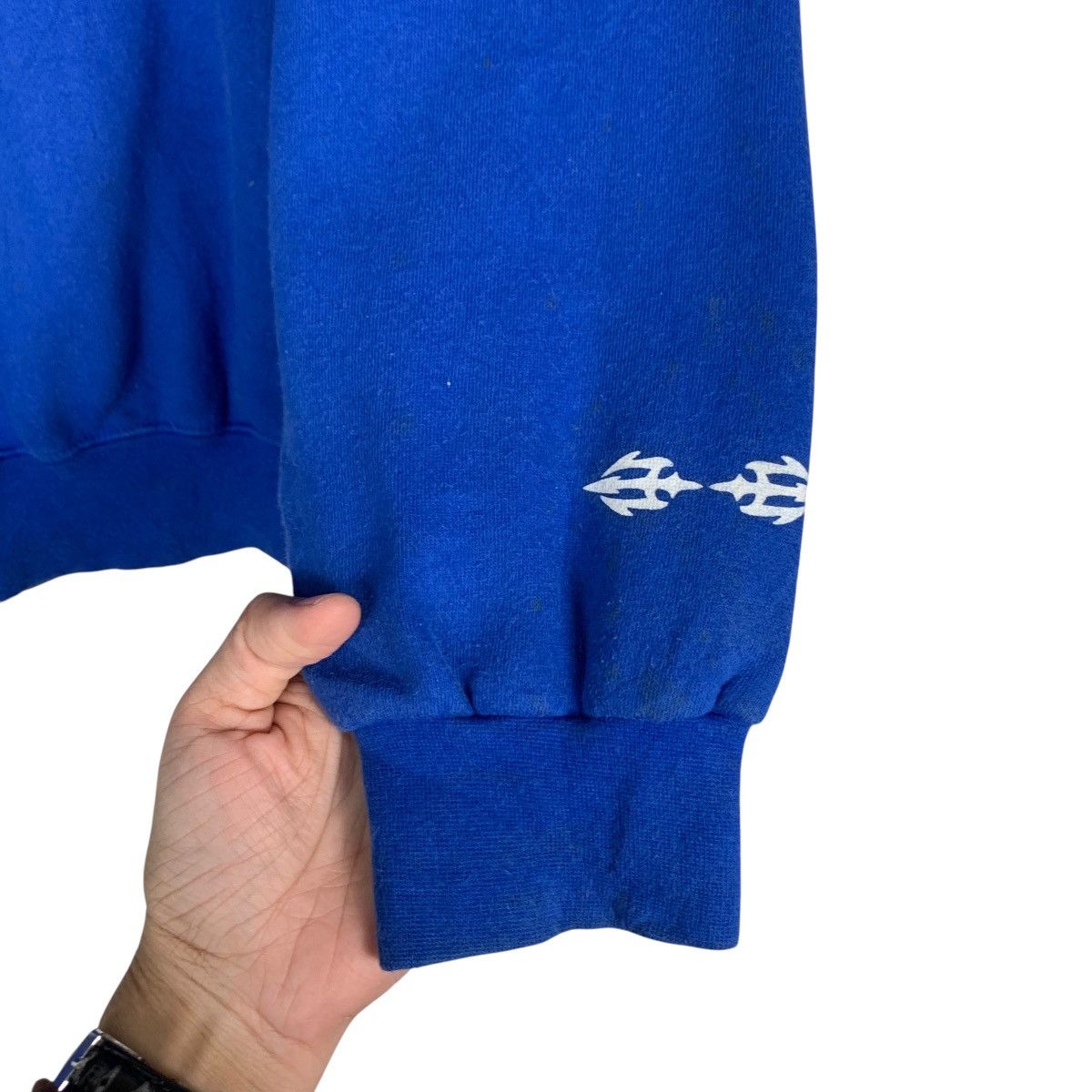 Japanese Brand DJ FREE Embroidery Big Logo Crewneck Sweatshirt #1447-C65 Size US M / EU 48-50 / 2 - 10 Thumbnail