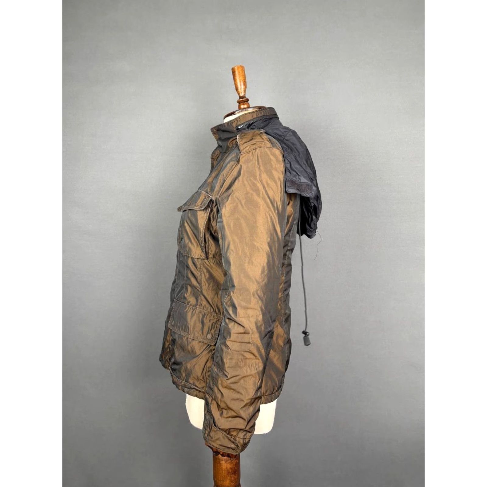 Aspesi Aspesi Jacket Womens Padded Brown Polyester Long Sleeve Pockets Zip Blazer M Size M / US 6-8 / IT 42-44 - 7 Thumbnail
