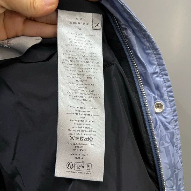 Dior Dior Full-print old-fashioned down jacket 2501-Nextarrow Size US M / EU 48-50 / 2 - 3 Thumbnail