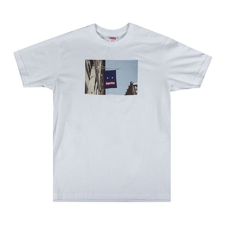 image of Supreme Banner Tee XL Fw19 in White, Men's