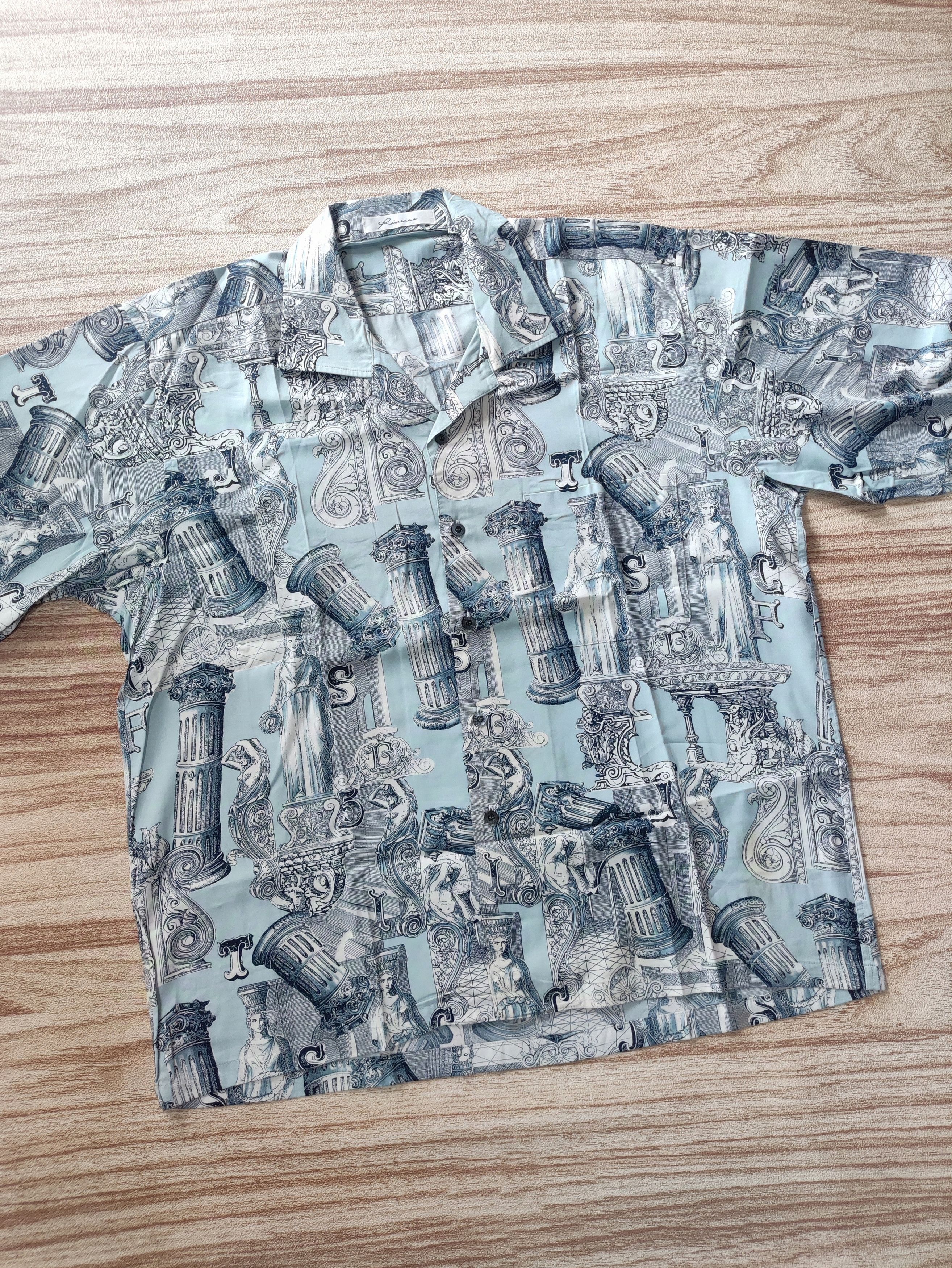 Vintage ROMAN ROMINAS LOOP COLLAR SHIRT Size US XL / EU 56 / 4 - 10 Thumbnail