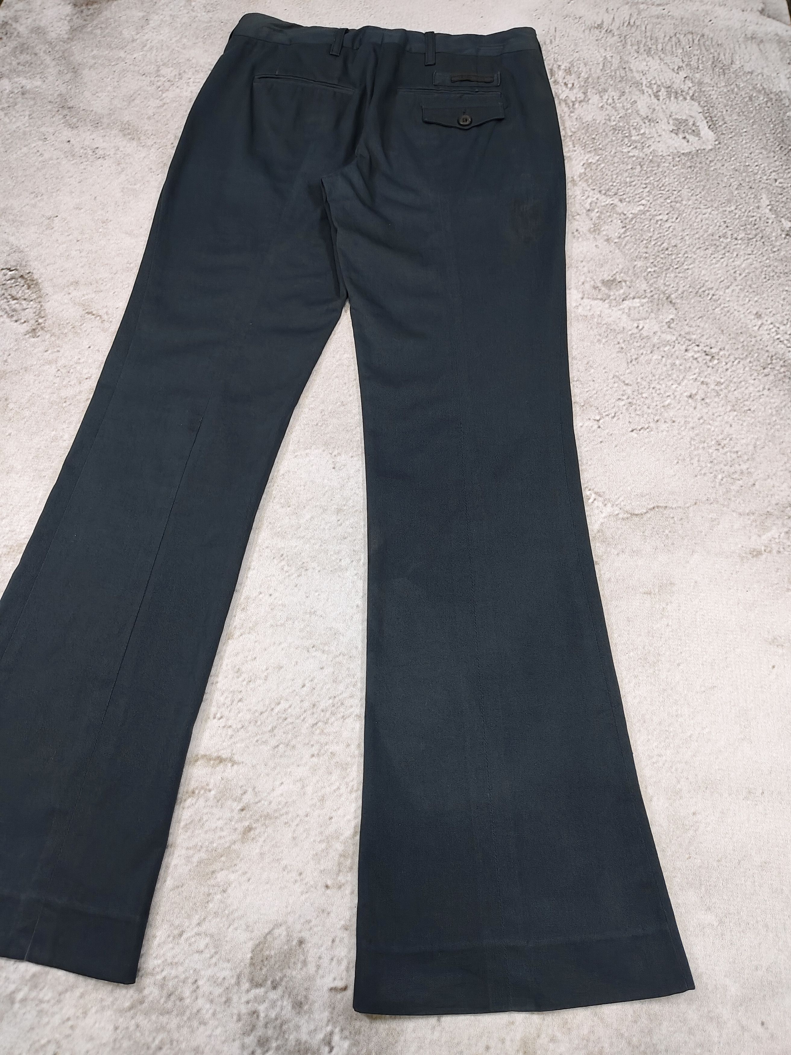 Prada 00s PRADA- Minimalist Tailored Sligth Boot cut Trousers Size 29" - 8 Thumbnail